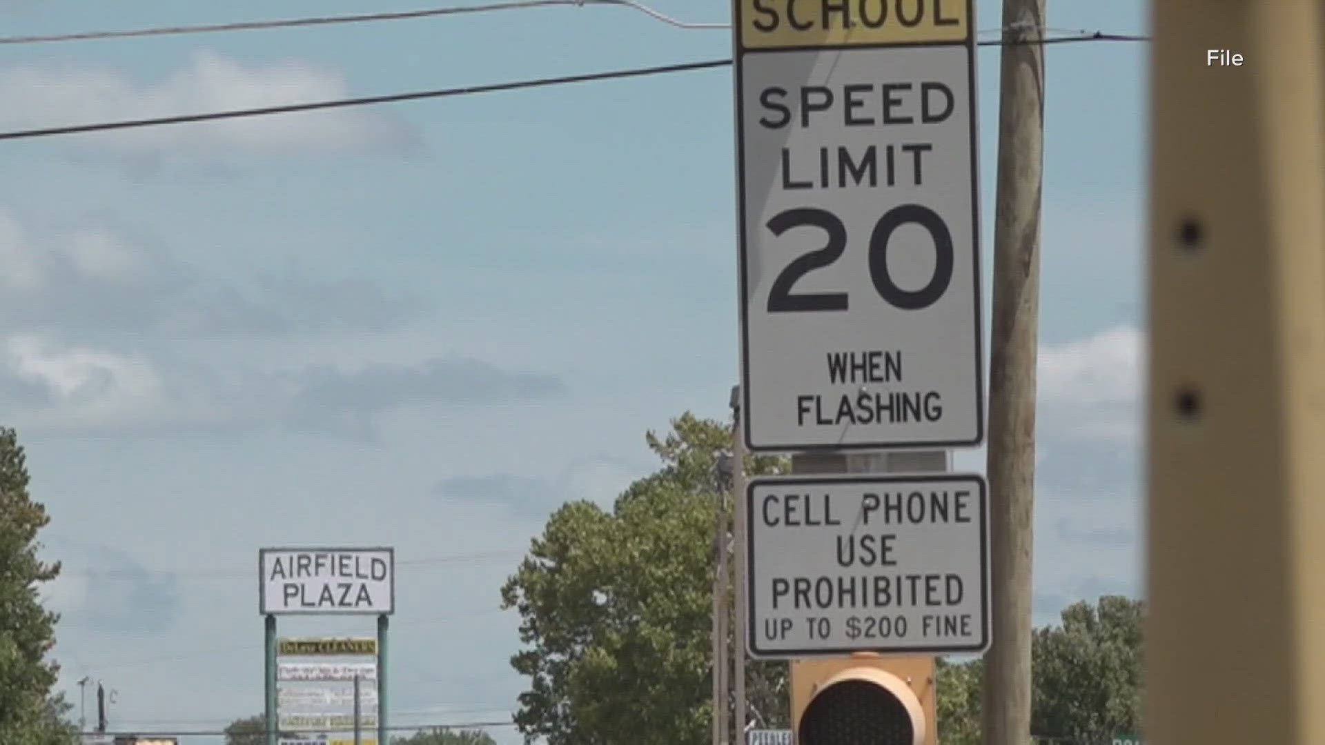 TxDOT said school zone signs in Clifton have stopped flashing after their batteries were fried in the heat.