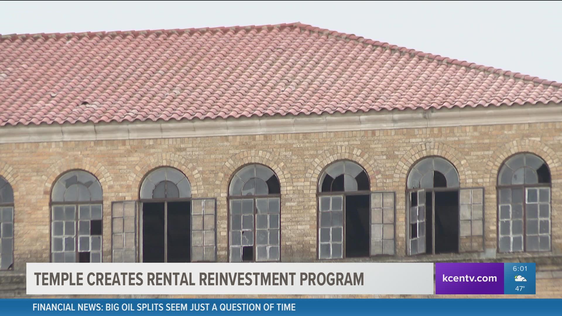 Temple's Rental Reinvestment Program offers property owners the opportunity to apply for grants to renovate rental housing in low to moderate-income areas.