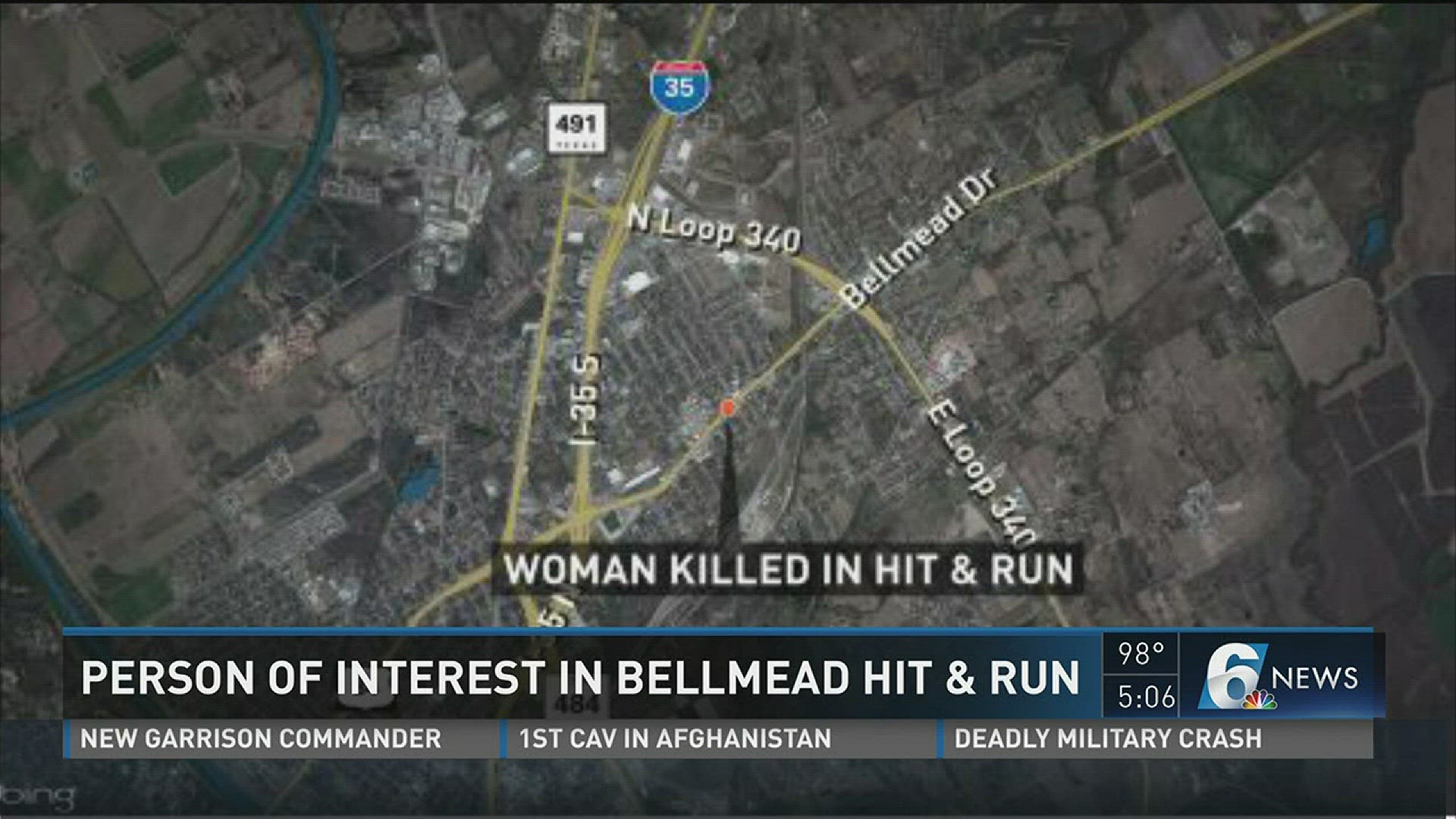 The Bellmead Police Department said Tuesday it had identified a person of interest in connection with a deadly hit-and-run that happened last week.