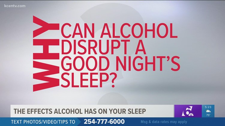 The effects alcohol has on your sleep