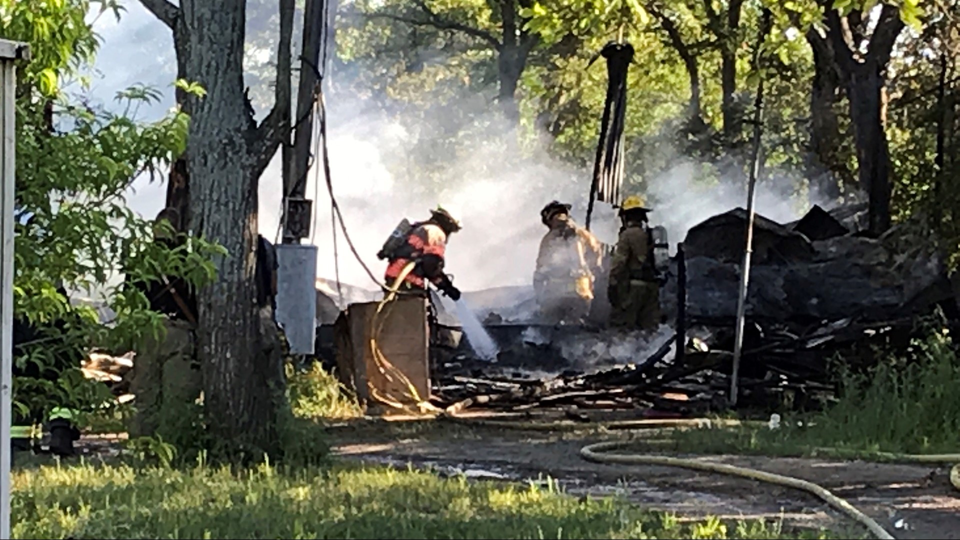 A Belton family was left with nowhere to go Good Friday after a devastating fire tore through their home.