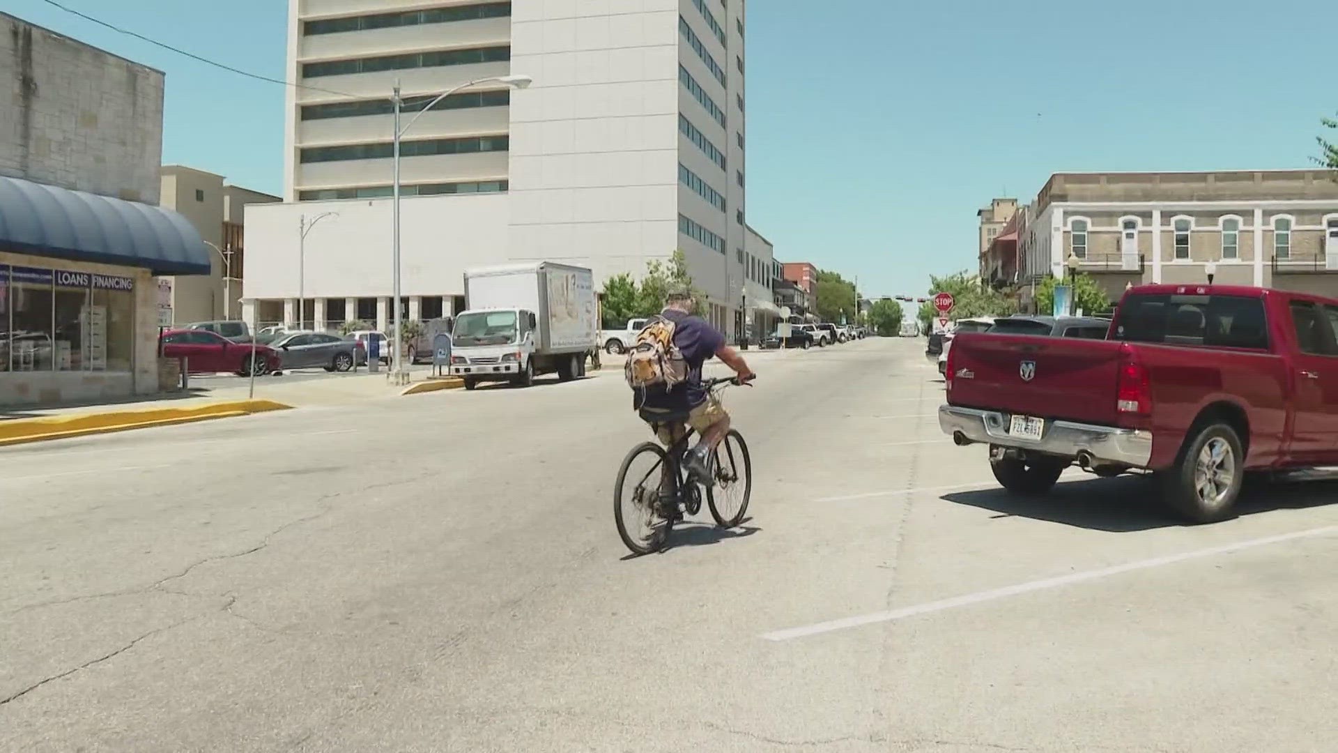 The program helps people get to their jobs during this excessive Texas heat