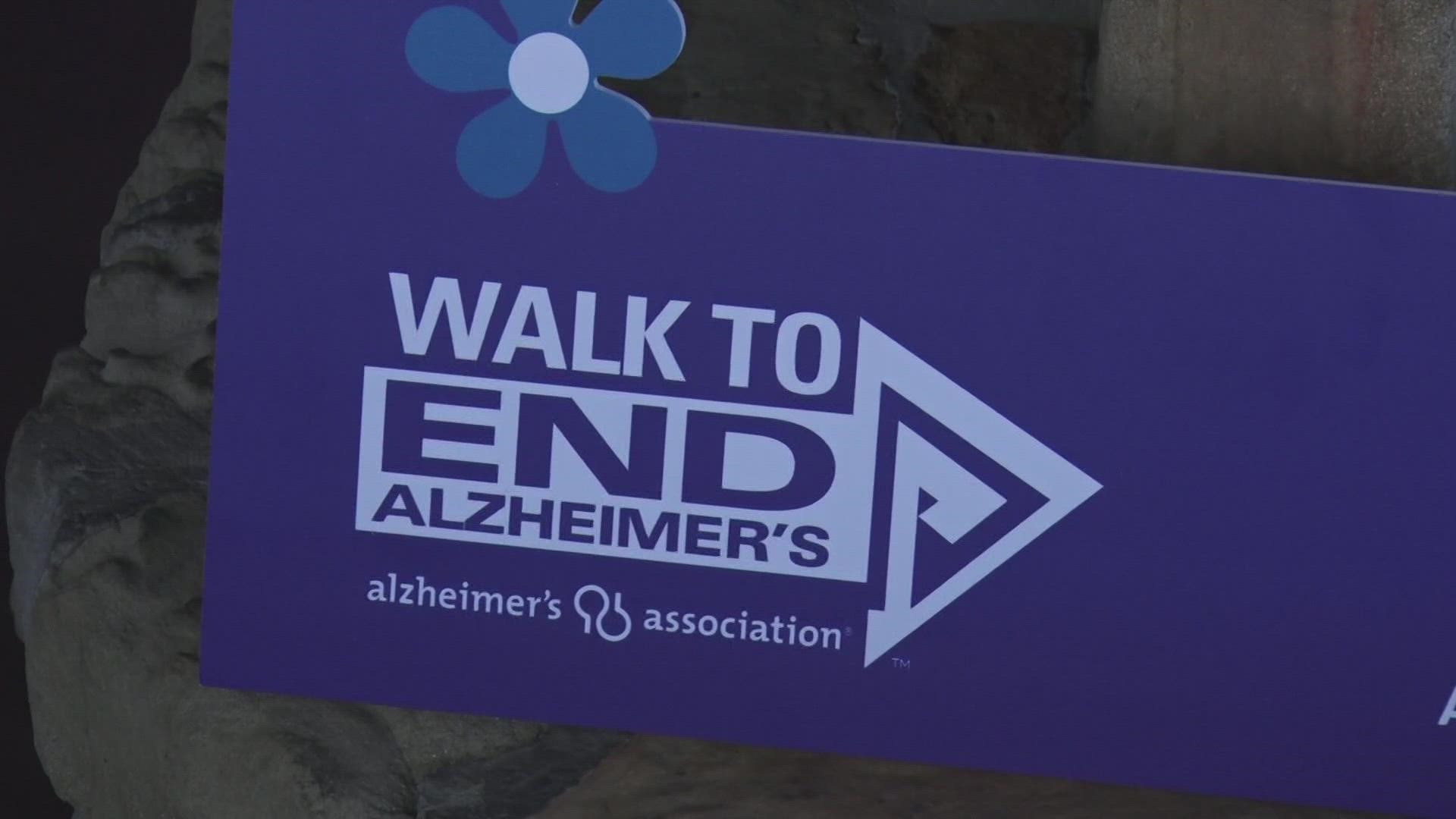 Walk to End Alzheimer's will have a walk to raise money to fight the disease on Oct. 29.