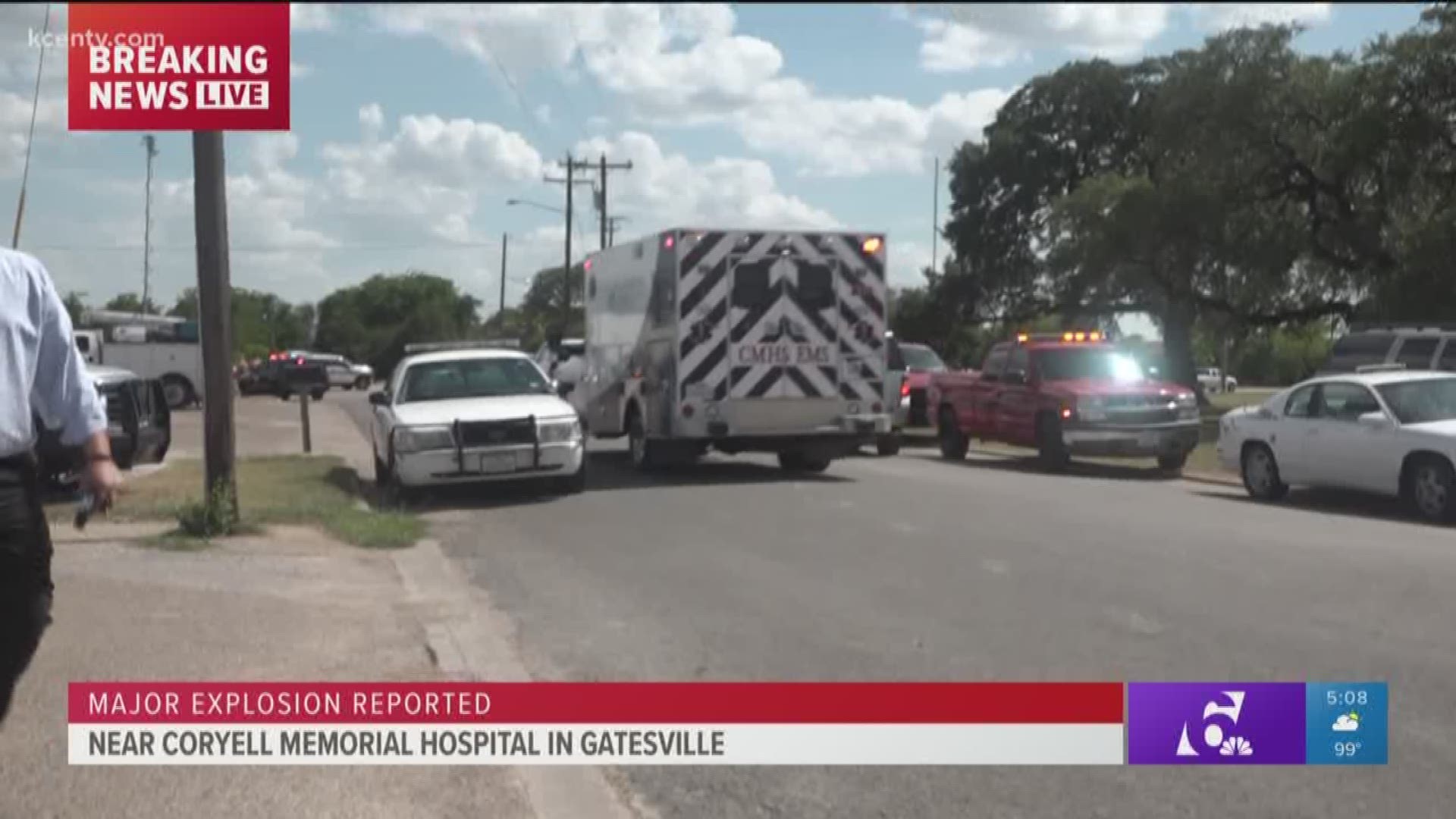 A man who was just a few blocks from Coryell Memorial Hospital at the time of Tuesday's explosion said it shook the place where he was and felt like an earthquake. 