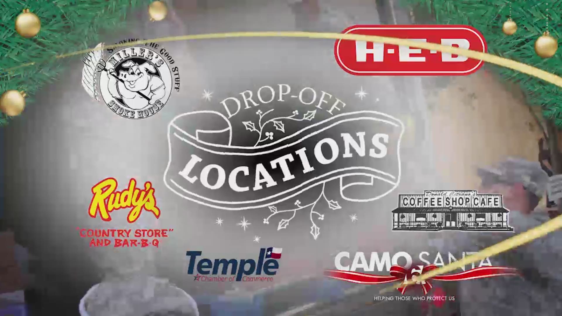 Donate your new, unwrapped toys for military children at any Central Texas H-E-B location during early December.