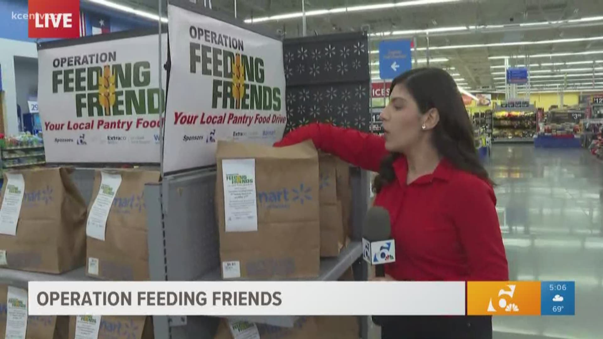 KCEN Channel 6, Extraco Banks and Operation Feeding Temple is teaming up to stock local pantries through the second annual Operation Feeding Friends food drive! On Friday, May 17 from 6 a.m. to 8 p.m., volunteers will collect non-perishable food items and money at Walmart stores and Extraco banks in Bell County.