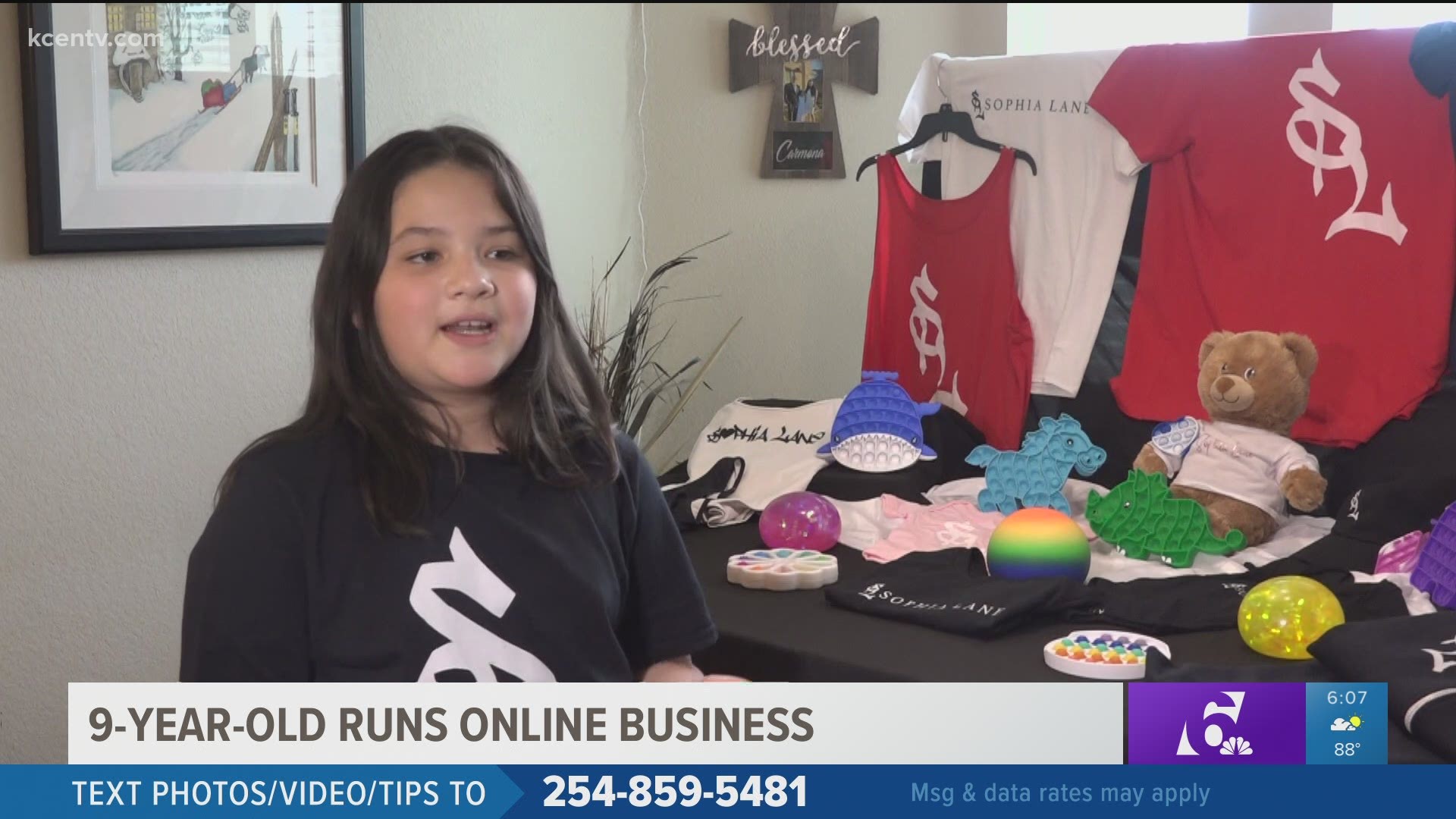 At just 9-year-old Sophia Carmona is getting real-world experience and encourages other kids her age to follow their dreams, just like she is doing.