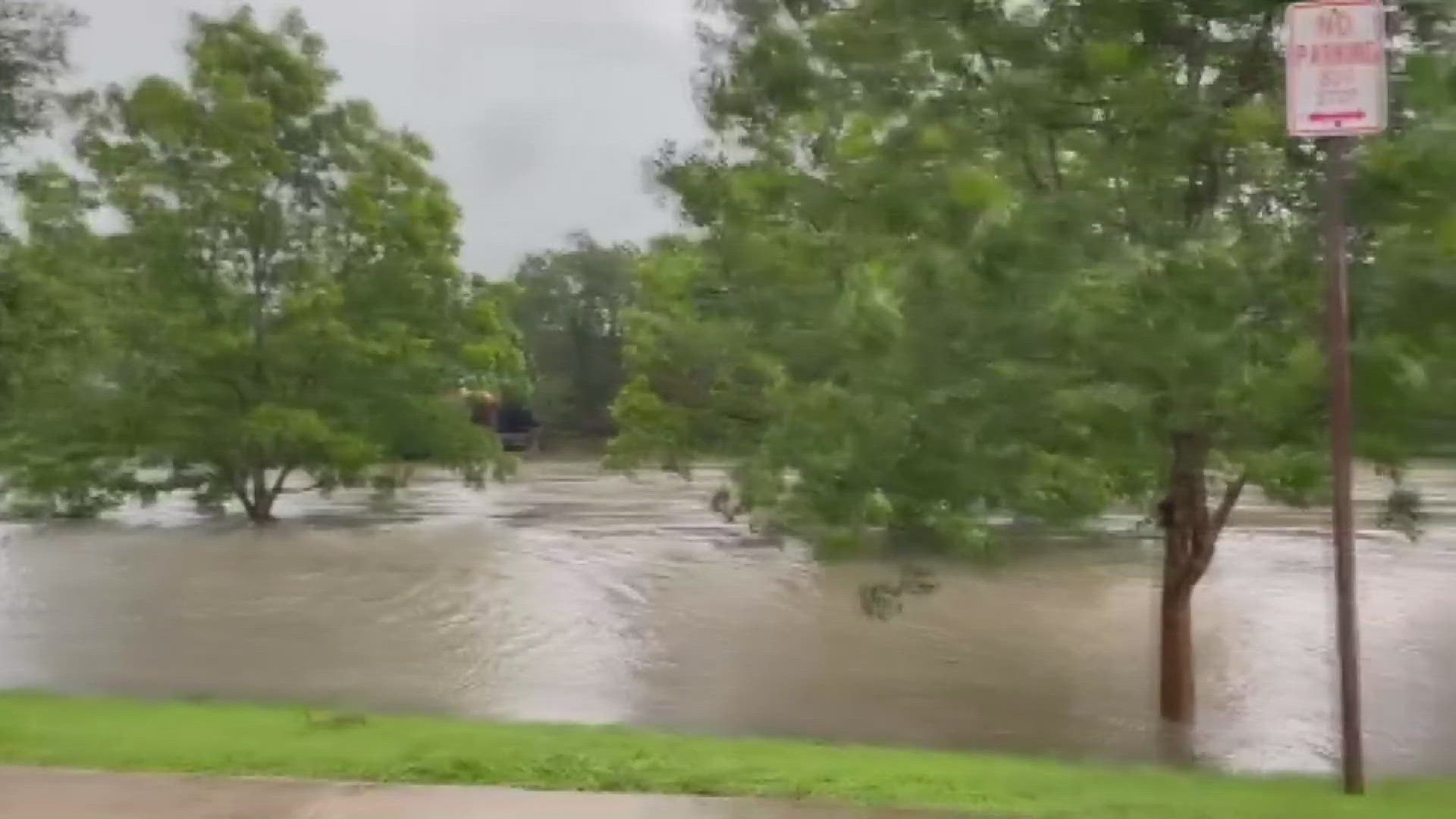 The Brazos County Emergency Management team blocked off several roads May 16 to keep residents away from affected areas.