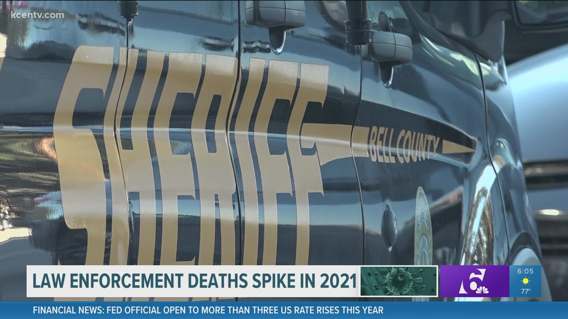 In 2021 the leading cause of death for Central Texas police was COVID-19.