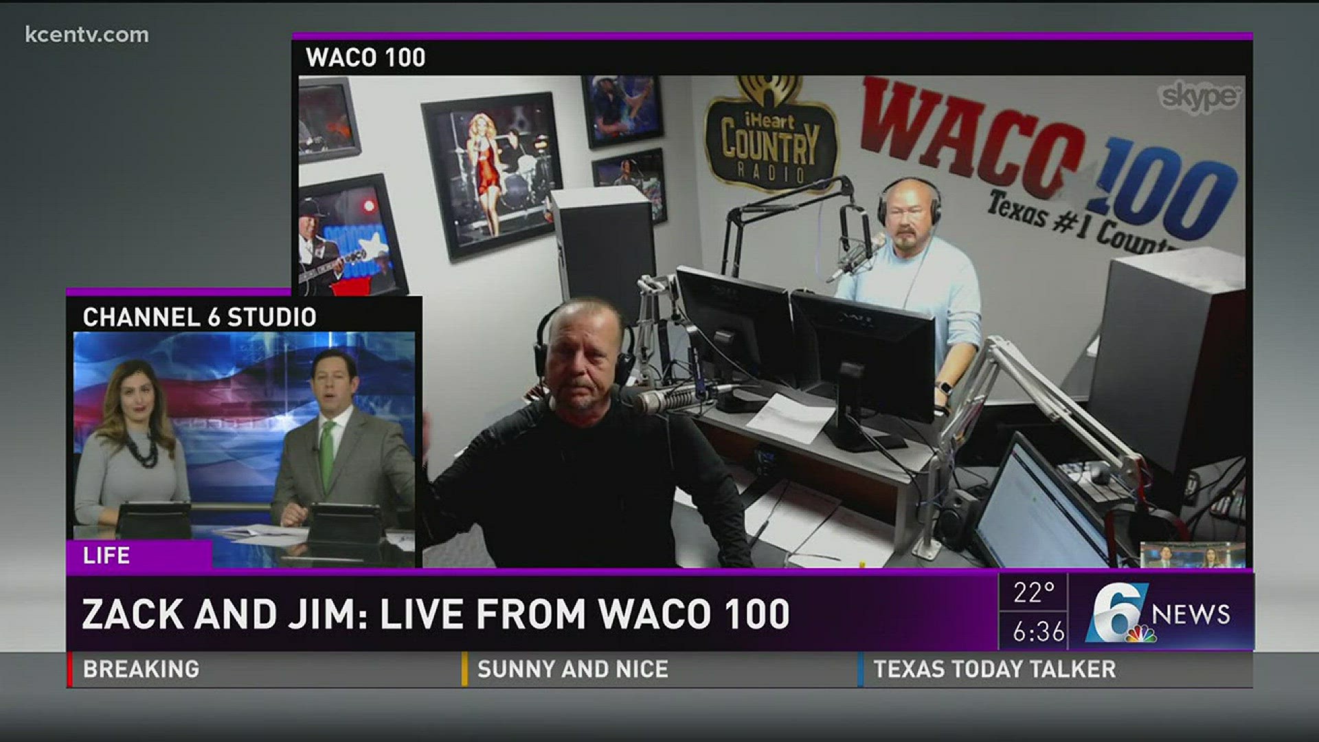 Live on Waco 100.