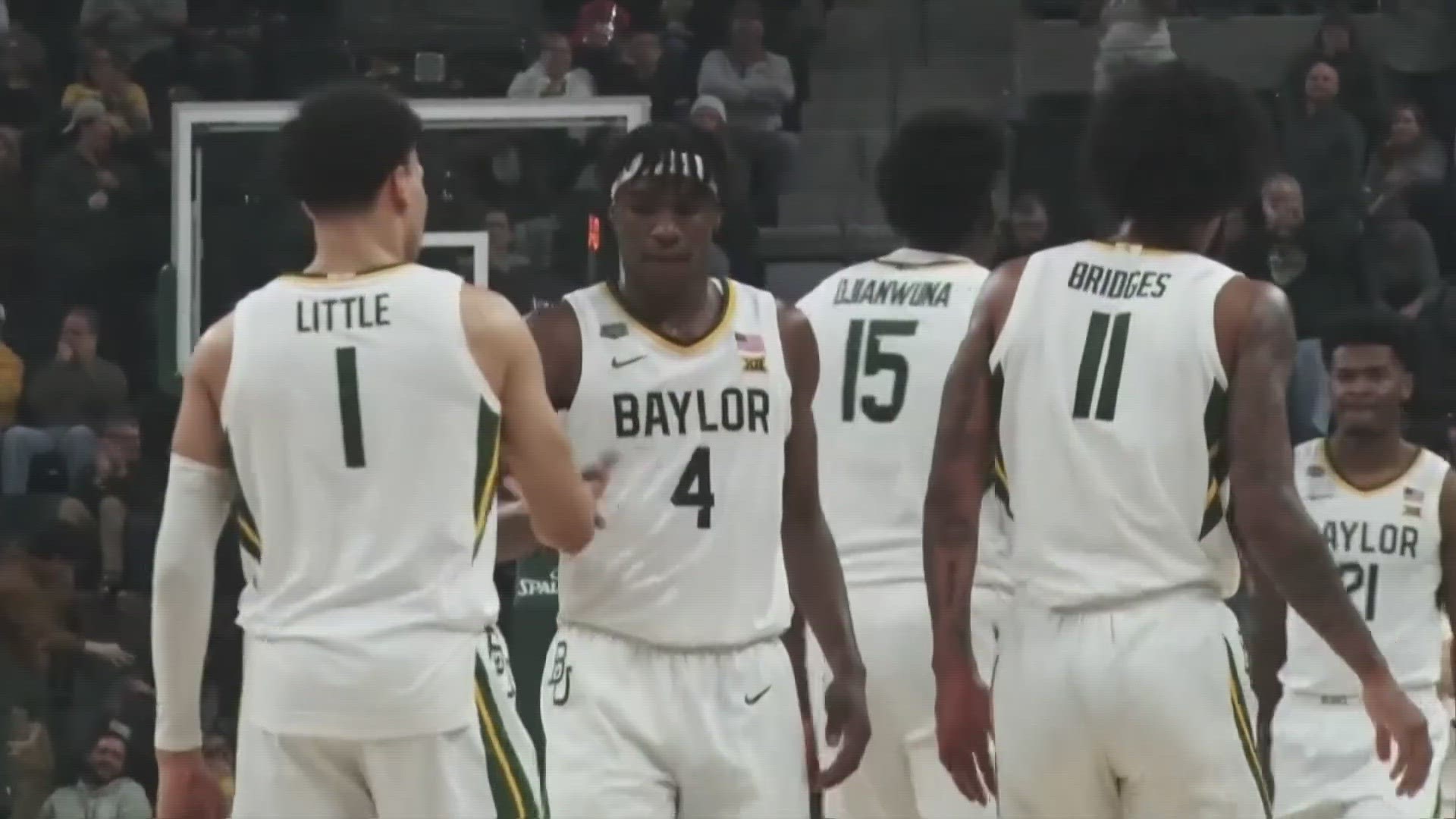 Baylor Bears basketball players give their favorite barbecue orders, try Elvis trivia and more with the 6 News sports team.