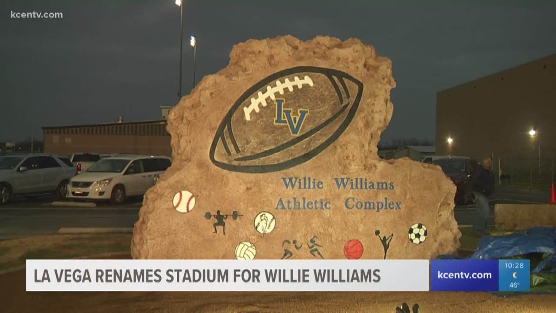 Willie Williams was La Vega's head football coach for nearly 30 years, and he transformed the program into a powerhouse. On Tuesday, the school's football stadium was named after him.