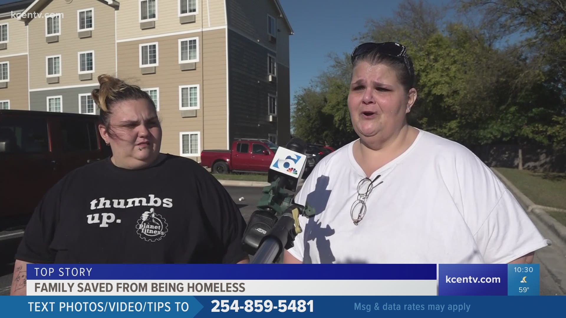 A mother and daughter feared they might have to sleep in a tent after their house burned down. However, a kind stranger stepped up and offered a place for the two.