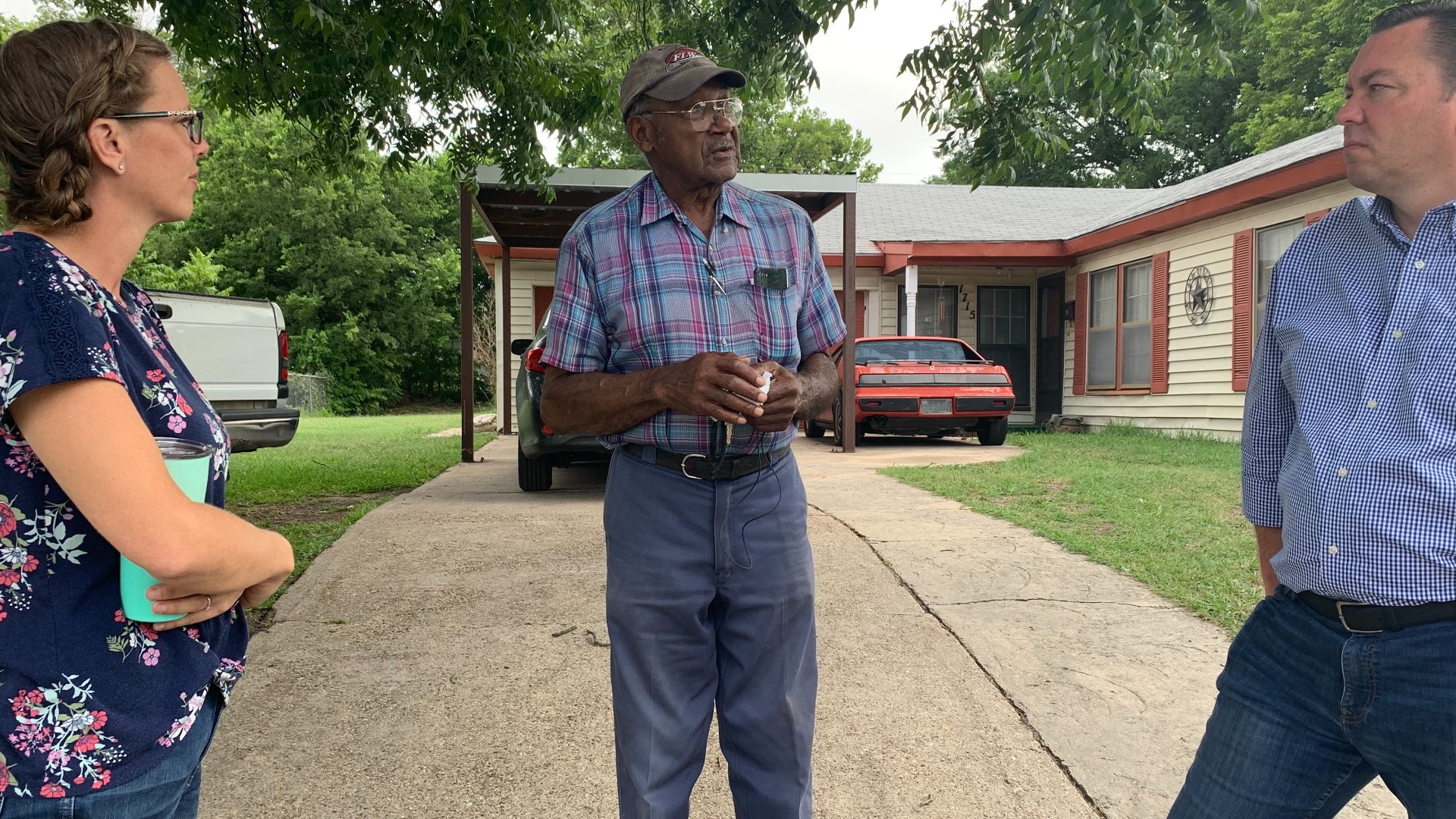 On Wednesday, a tour was held in North Killeen, which is the oldest part of the city.