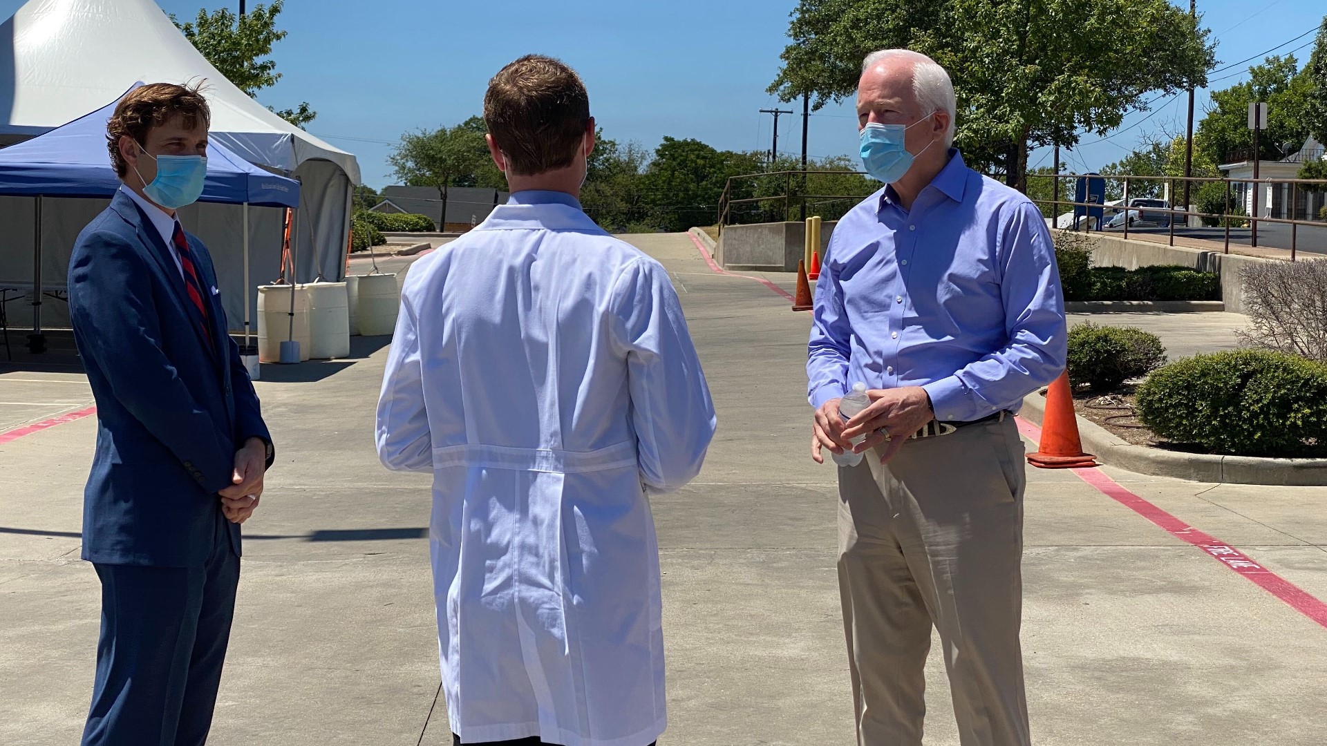 U.S. Senator John Cornyn will visit the Family Health Center in Waco Wednesday to thank health care employees for their work during the coronavirus pandemic.