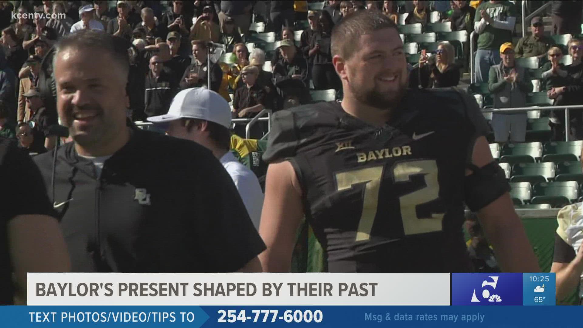 Former offensive lineman Blake Blackmar says the current Baylor seniors persevered to make this team what it is today.