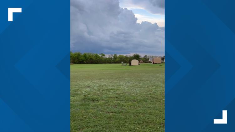 Stormy weather over Central Texas