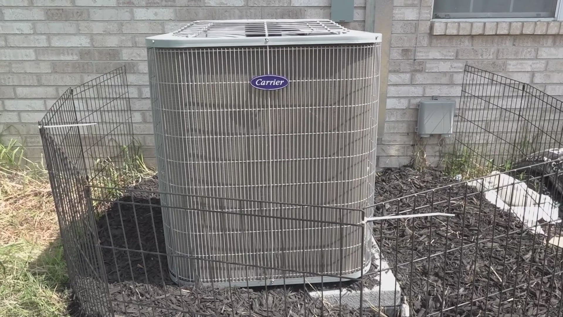 The couple bought the A/C unit for family members, but it has since stopped working.