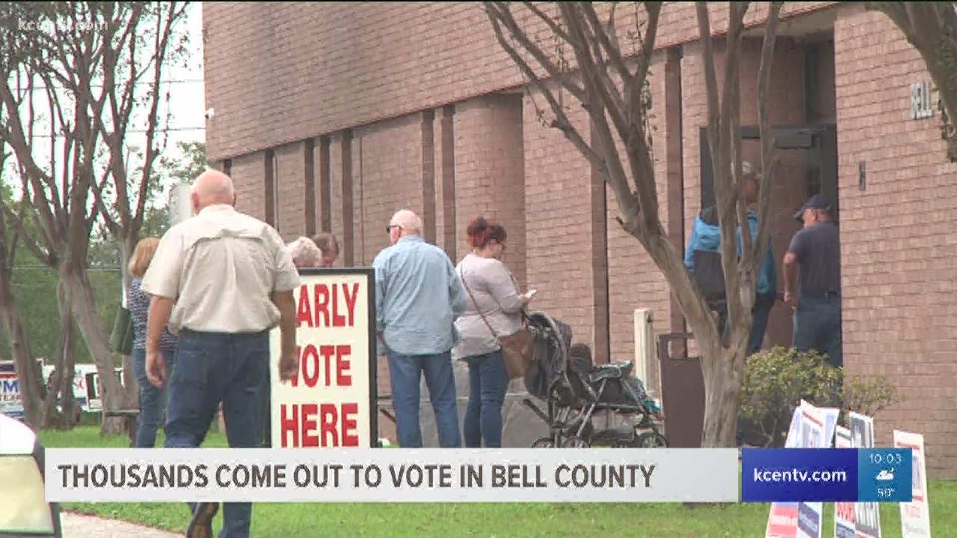 Early voting in Belton brings thousands to the ballots