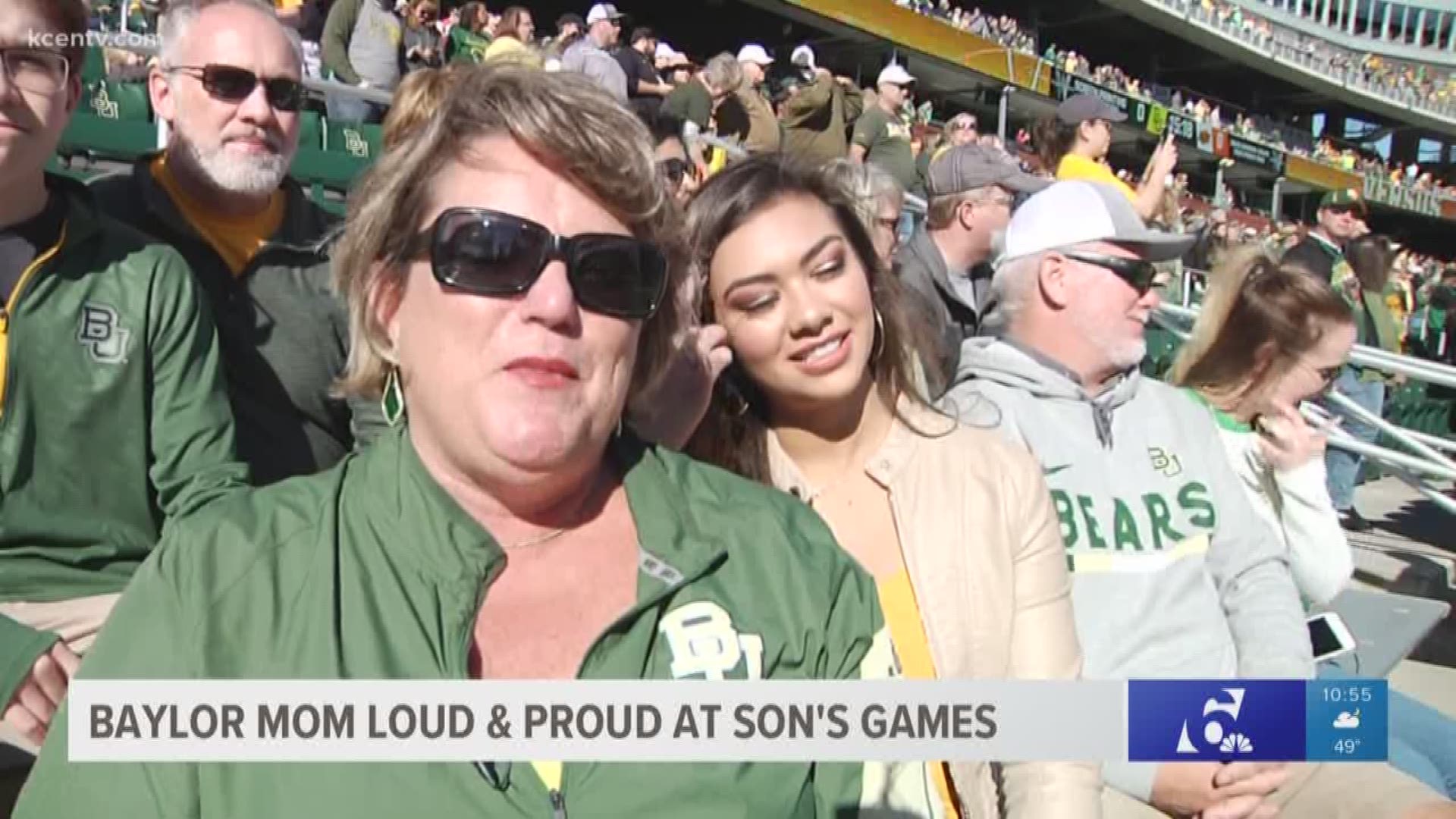 Jessica Morrey hears from one of Baylor's loudest fans.