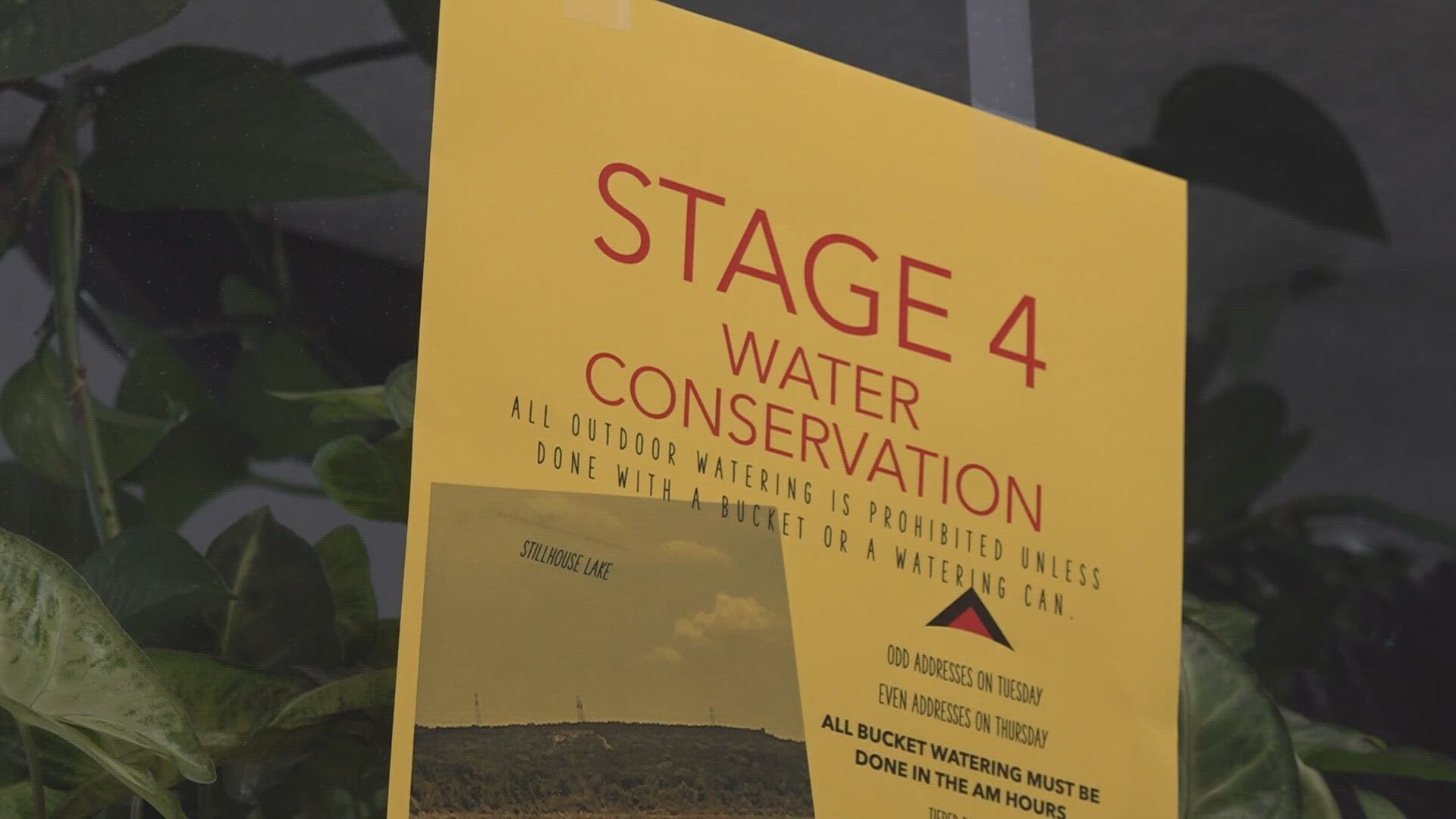 For the new Water Conservation Plan, City leaders are taking recent drought conditions into account and preparing for more people to move to the area.