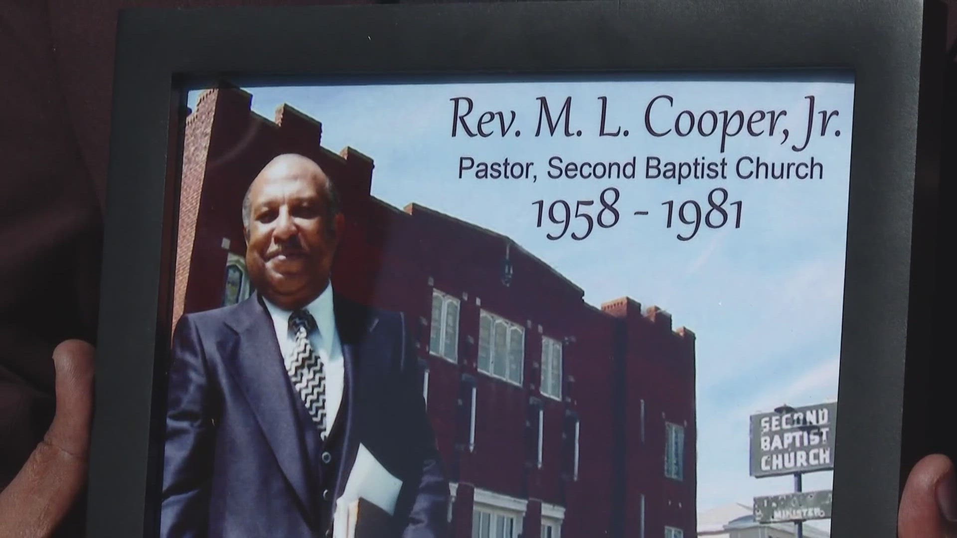 As community members watched, the campus and City rededicated and unveiled the street named after the beloved pastor.