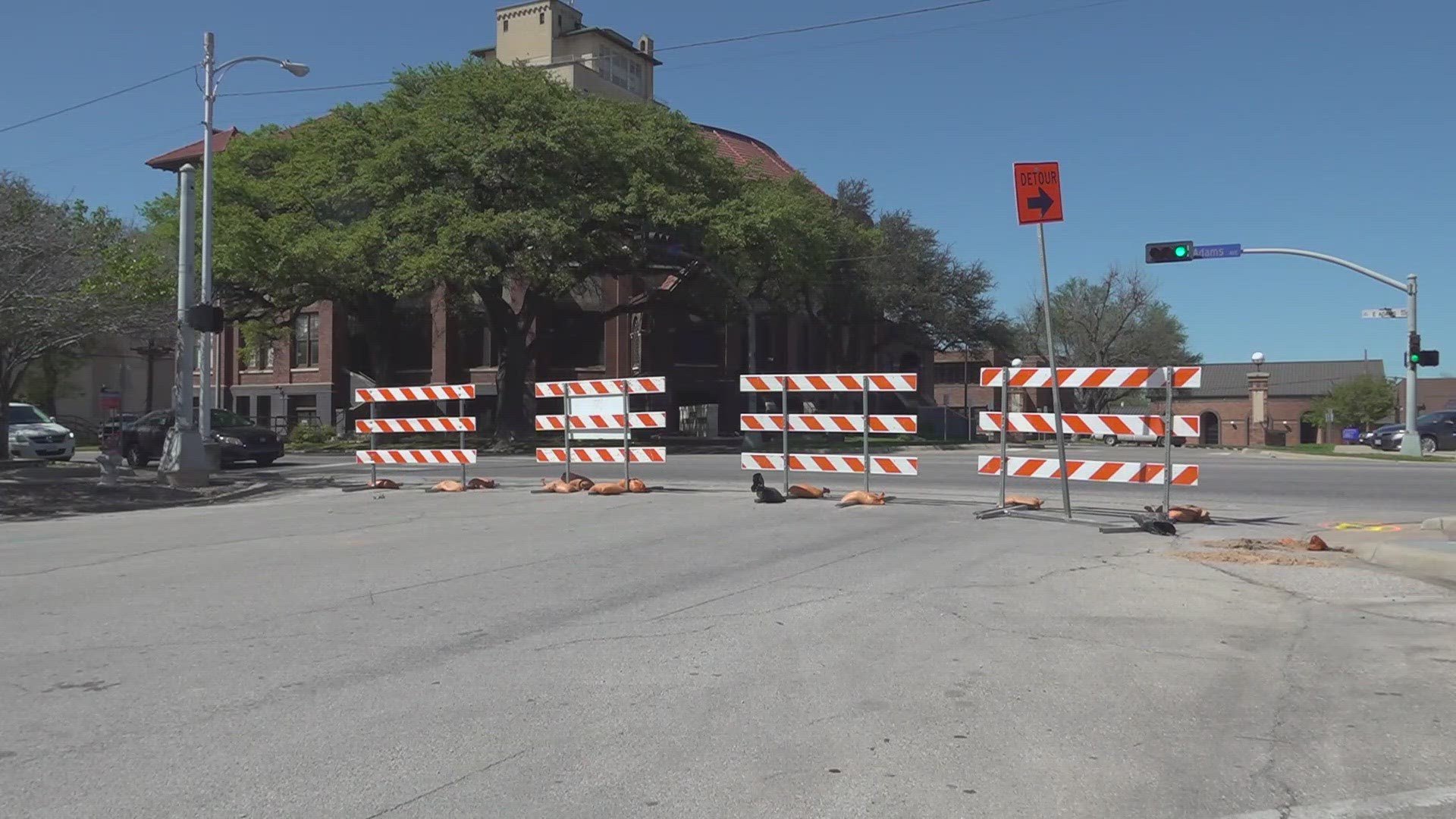 Construction projects have closed down multiple streets in the area, causing impacts to local businesses.