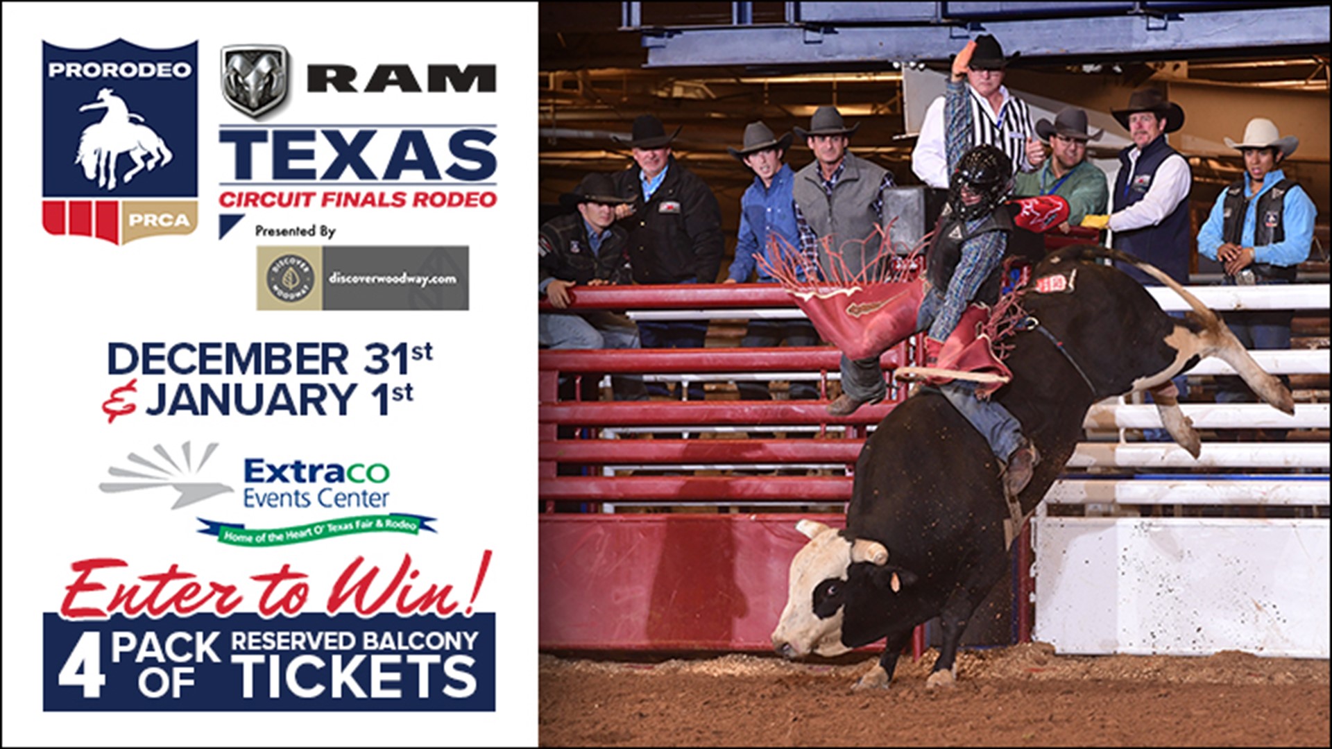 Enter to win tickets to the PRCA RAM Texas Circuit Finals