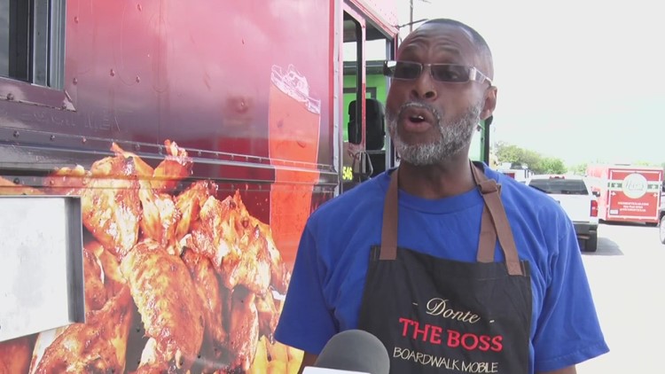 Vendors get prepped for The Texas Food Truck Showdown in Waco