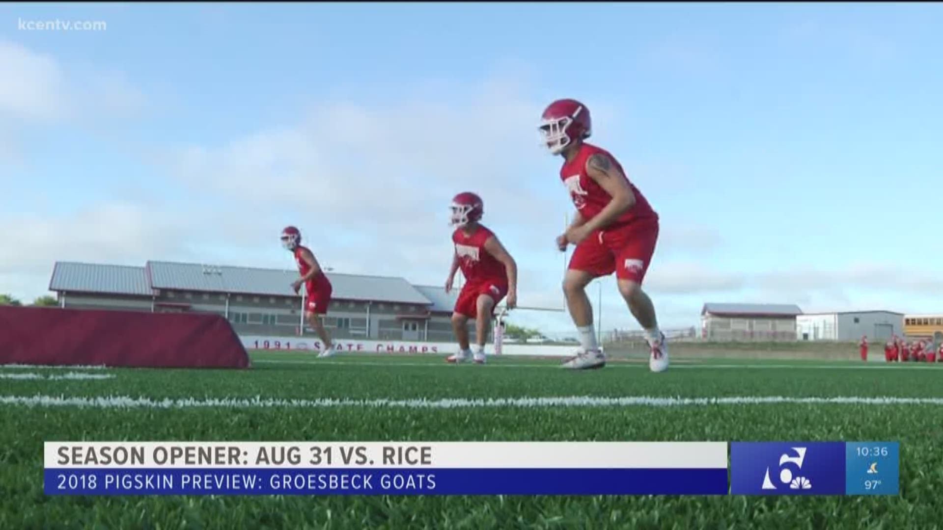 Groesbeck opens its season Aug. 31 vs. Rice.