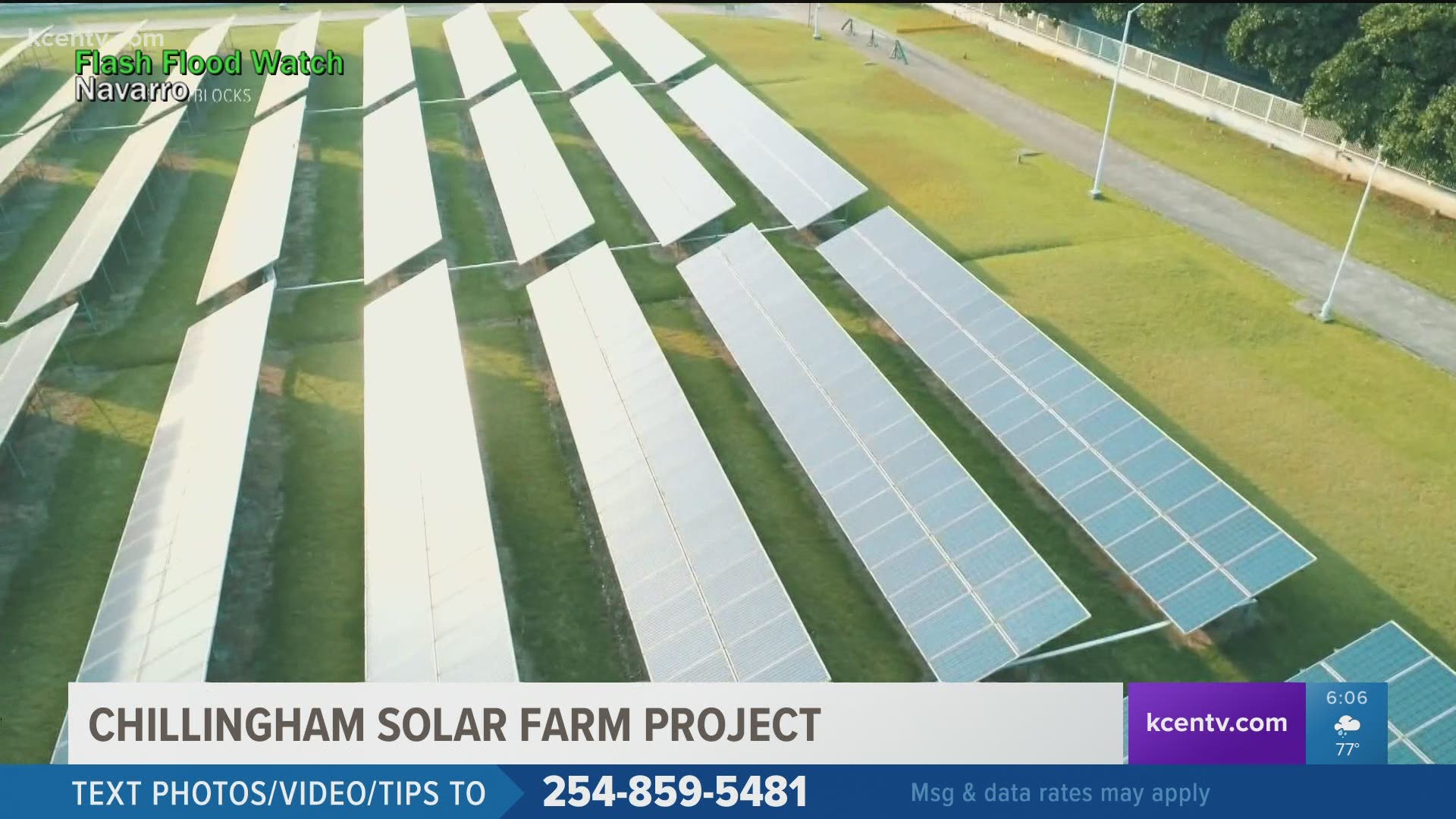 The solar farm is expected to be completed and operational by the end of 2023.
