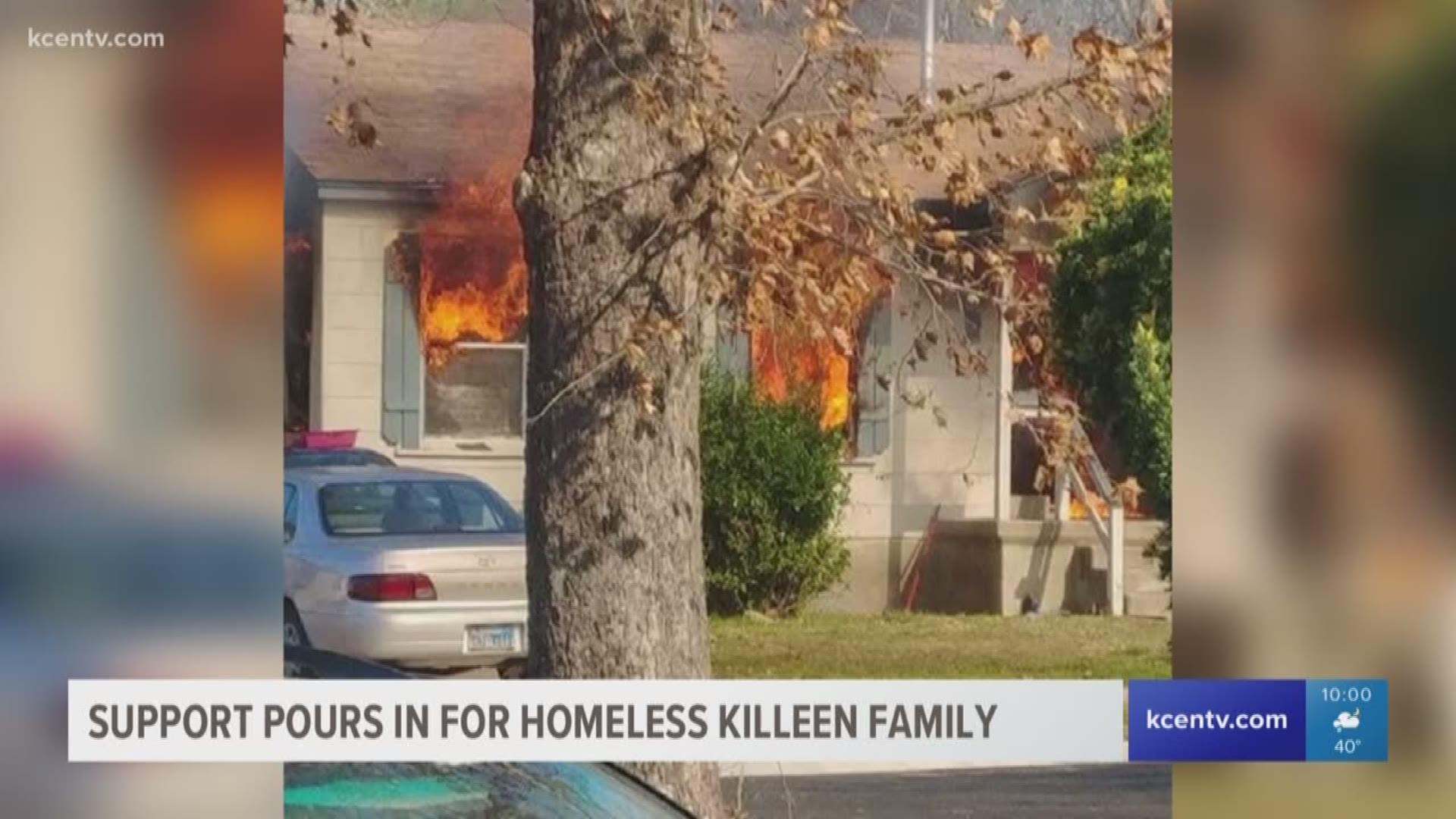 The Killeen community stepped up to help a single mother and her daughter who lost everything when a fire tore through their home Sunday.