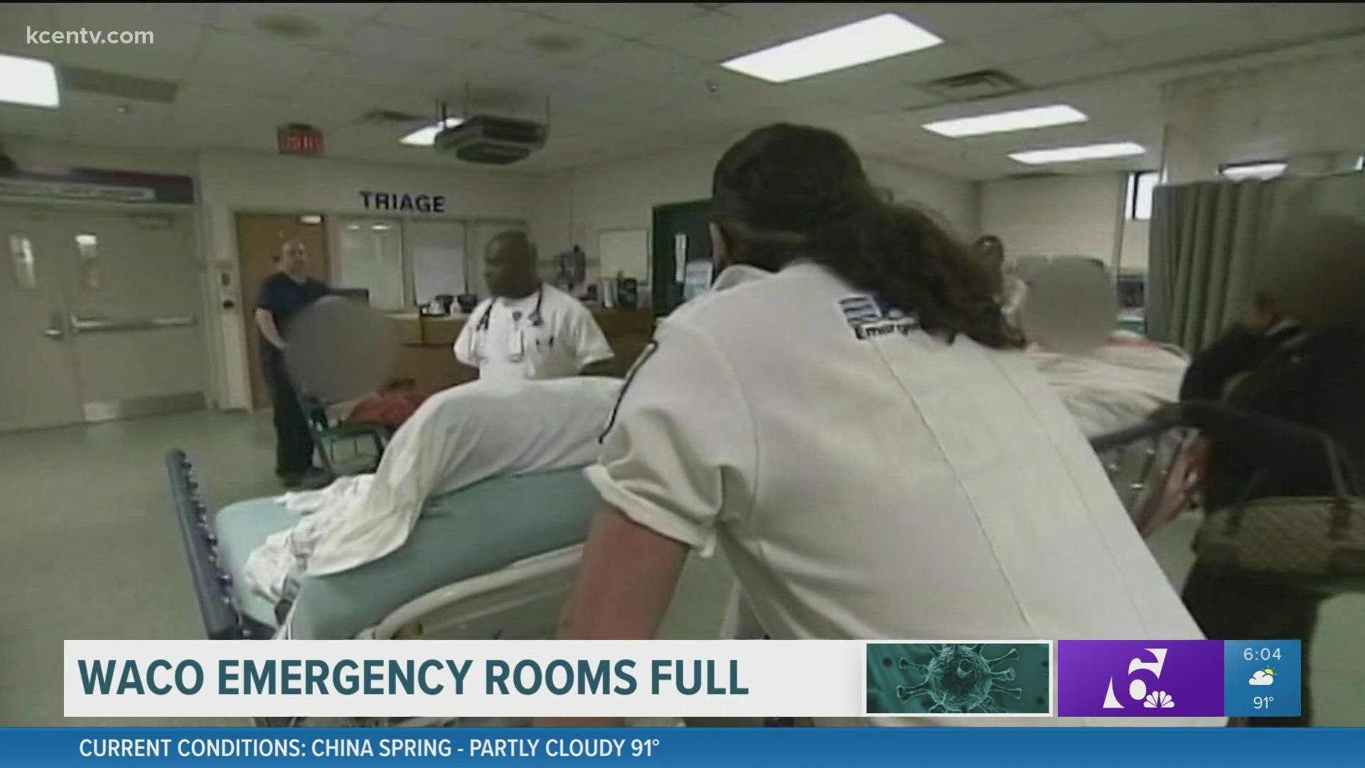 Hospitals say they are using other areas for ICU beds like surgery rooms.