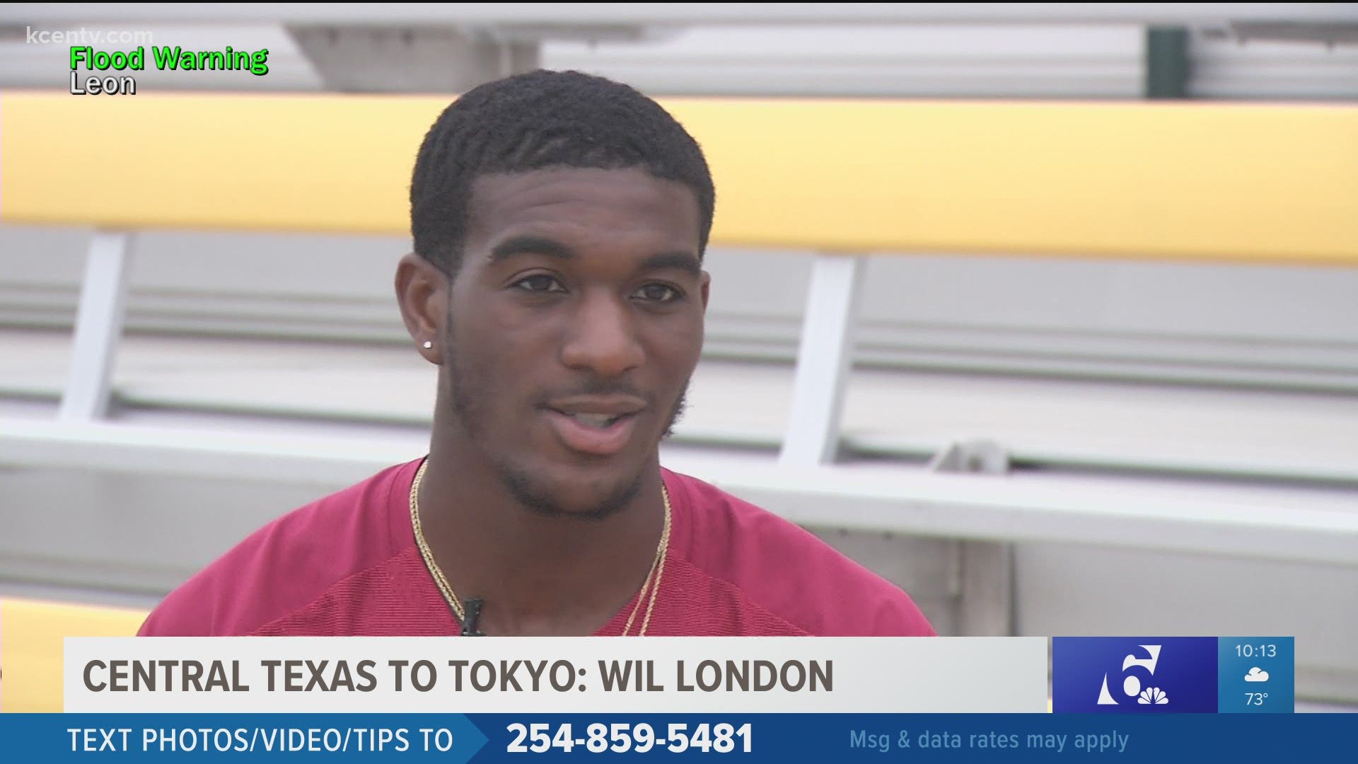 Thousands of athletes are working to land a spot in this summer's Tokyo Olympics and London is confident he'll be wearing red, white and blue when the time comes.