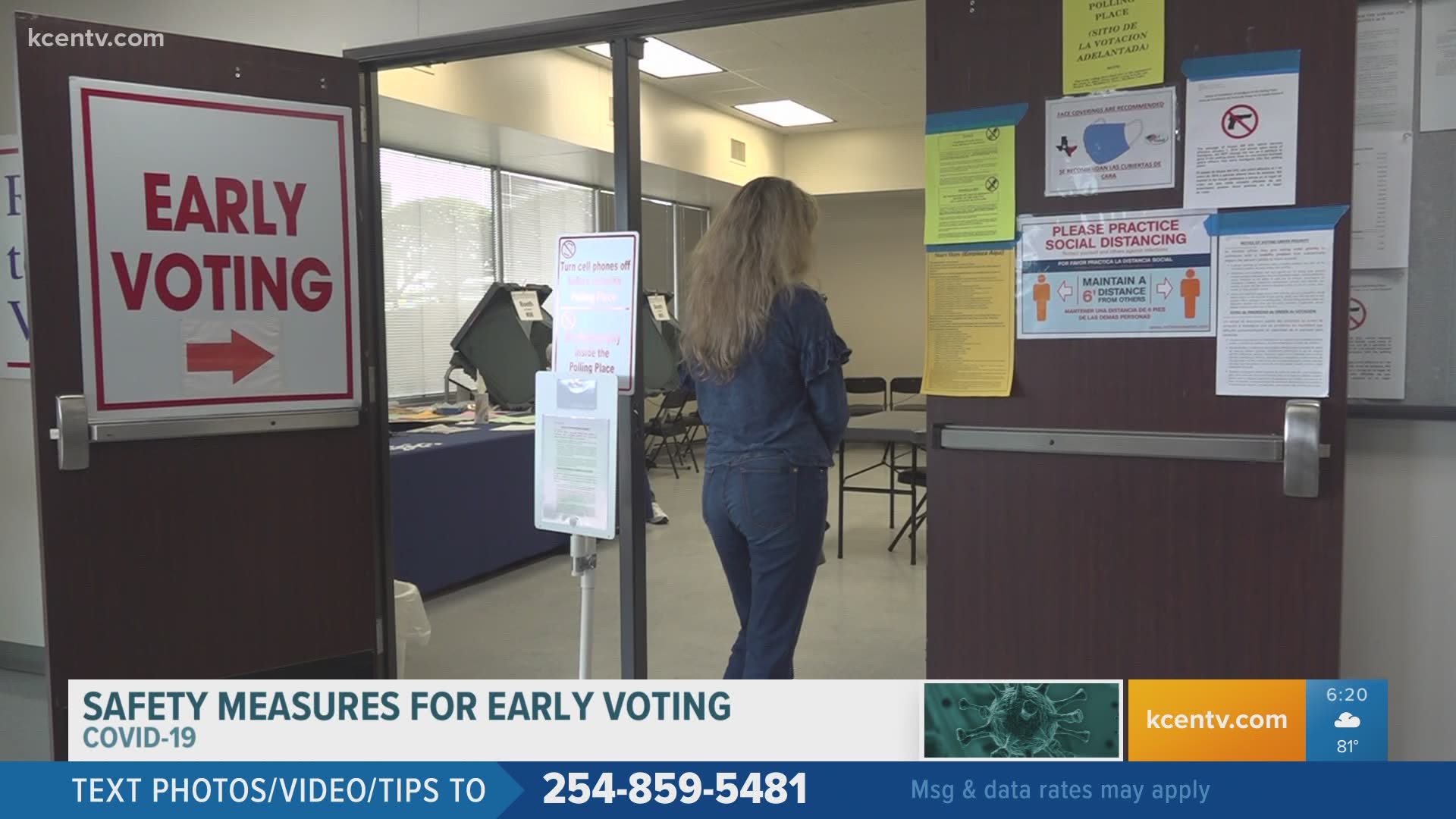 Texas Today's Maria Aguilera shows us some changes in McLennan County that are meant to keep voters safe.