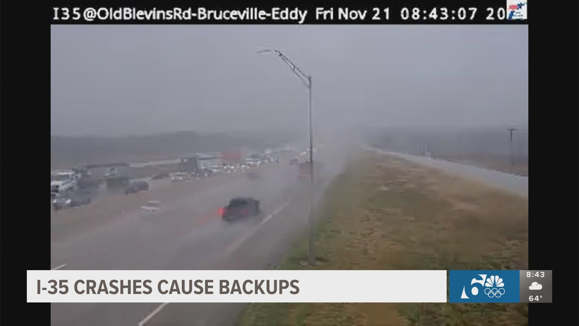 Northbound Interstate 35 shut down near Bruceville-Eddy after traffic ...