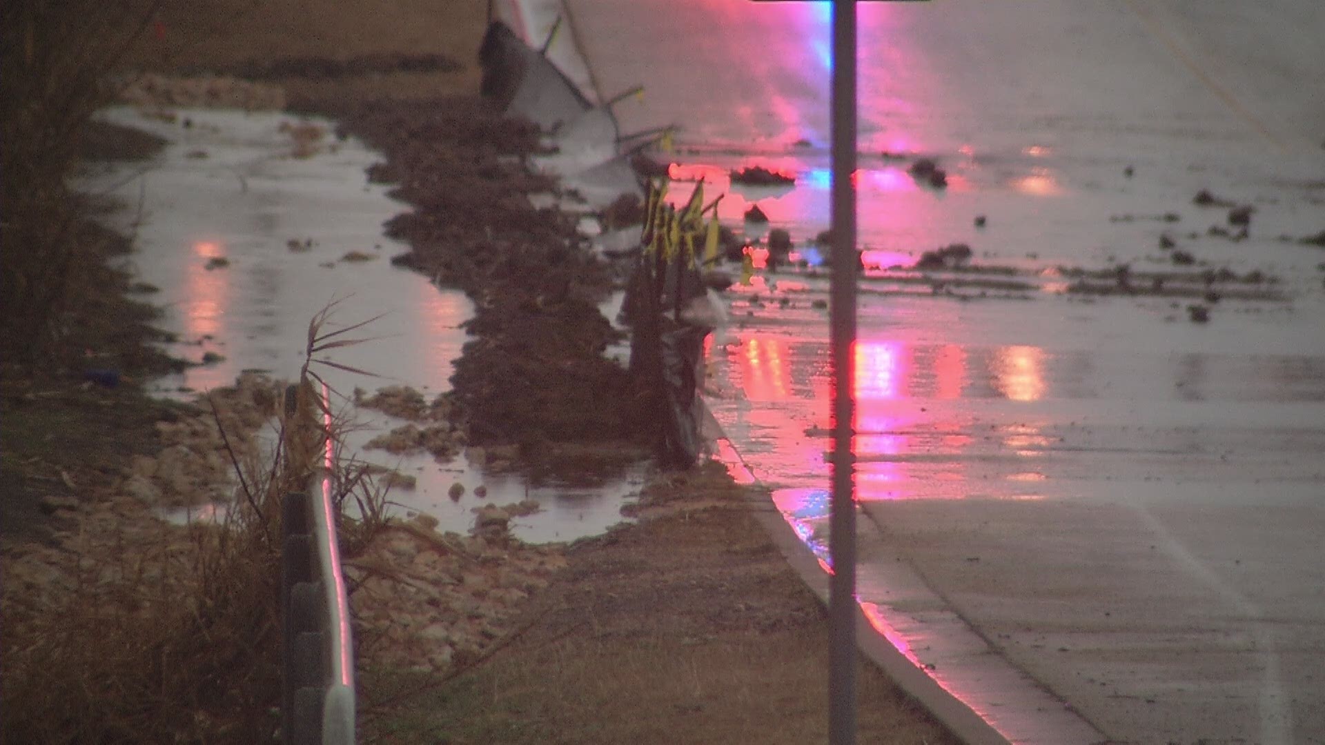 Killeen road closed due to high water