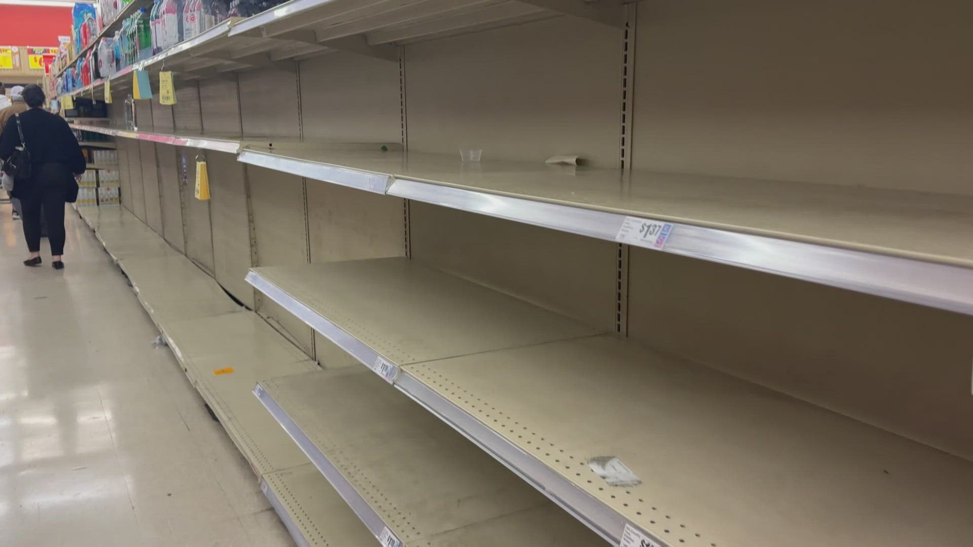 Grocery store shelves empty as Central Texas braces for Winter Storm ...