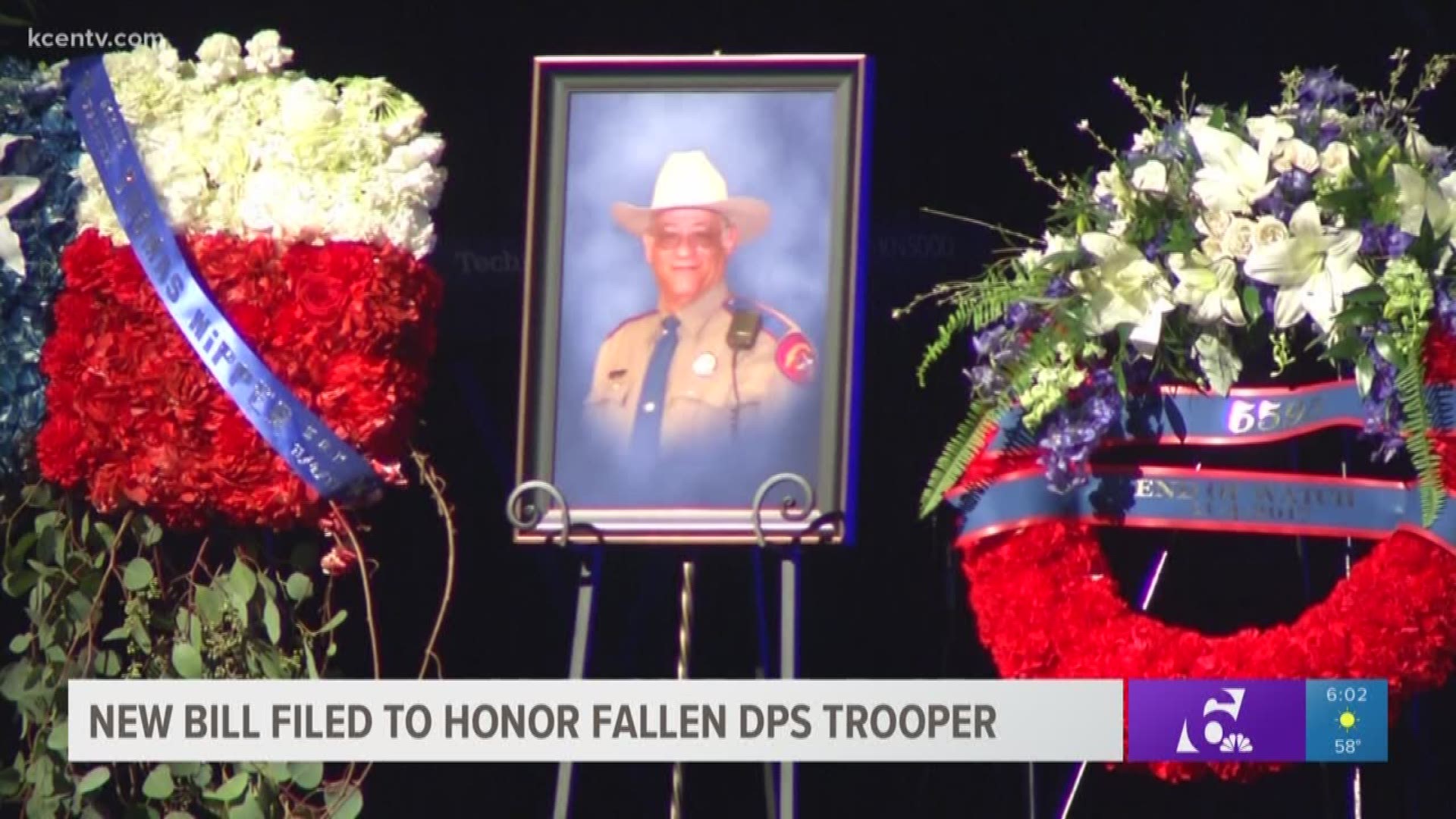 A stretch of I-35 will honor Trooper Tom Nipper, who was killed after being struck by a vehicle during a traffic stop last year.