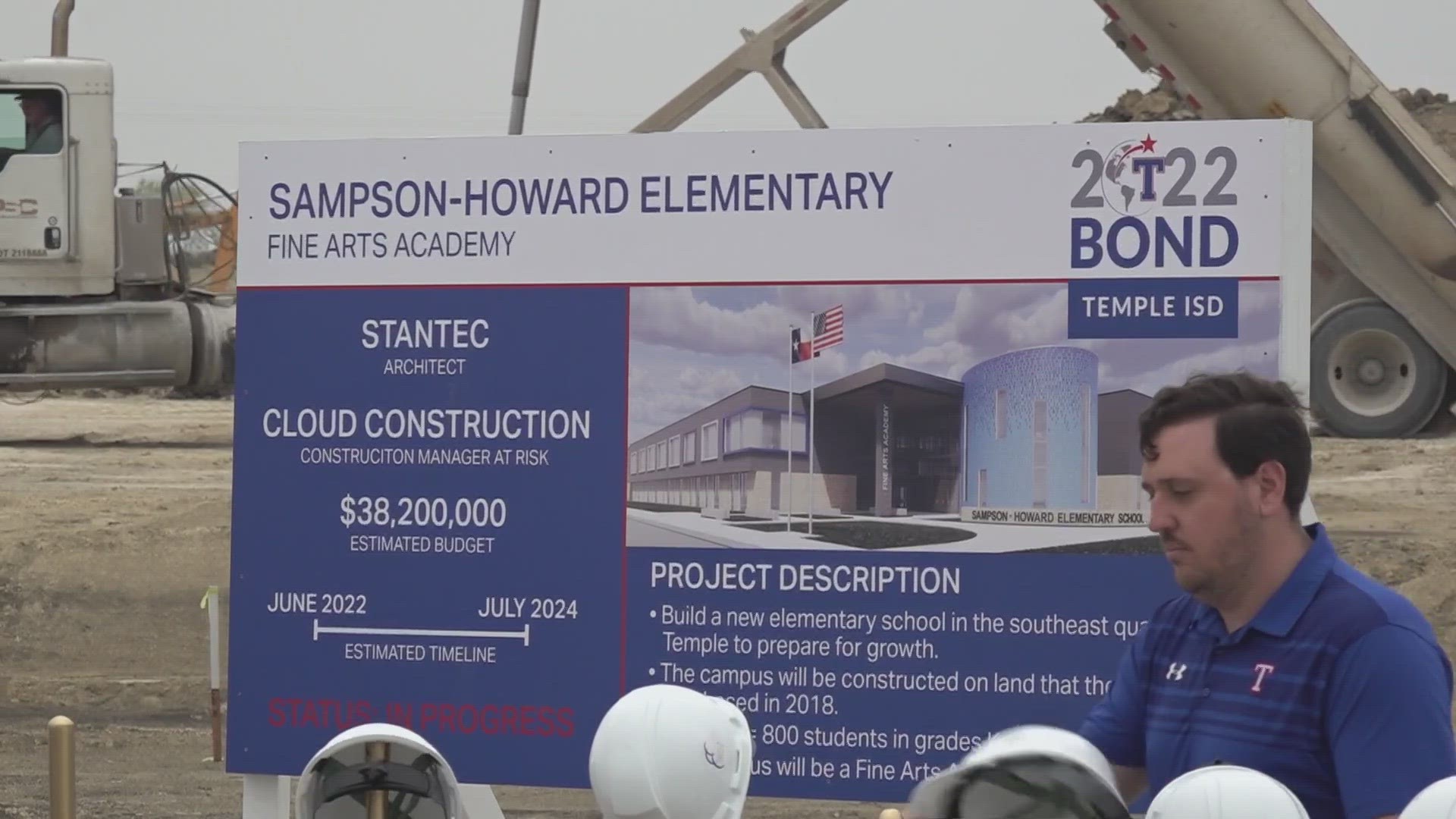 Temple ISD kicked off construction of its newest fine arts academy.