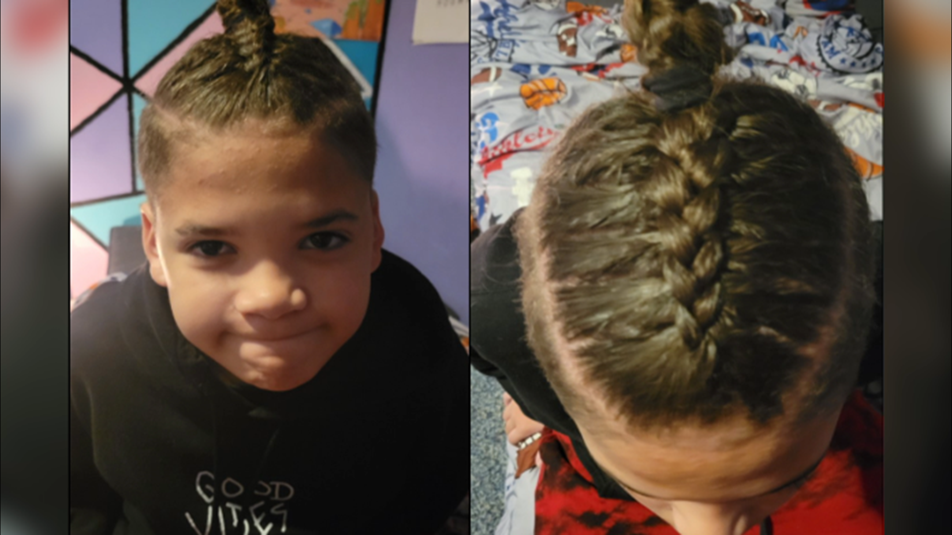 A Troy mother said her son has been given in-school suspension and does his work in a cubicle because of his braided hairstyle.