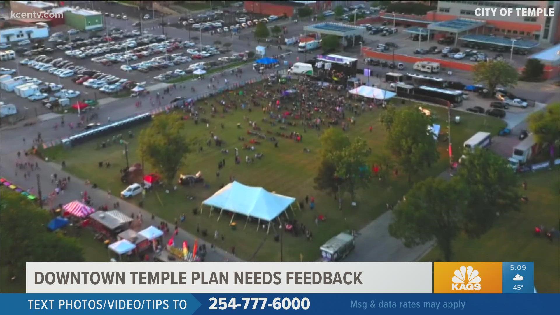 Downtown Temple asks its locals for feedback on the city's present and future developments.
