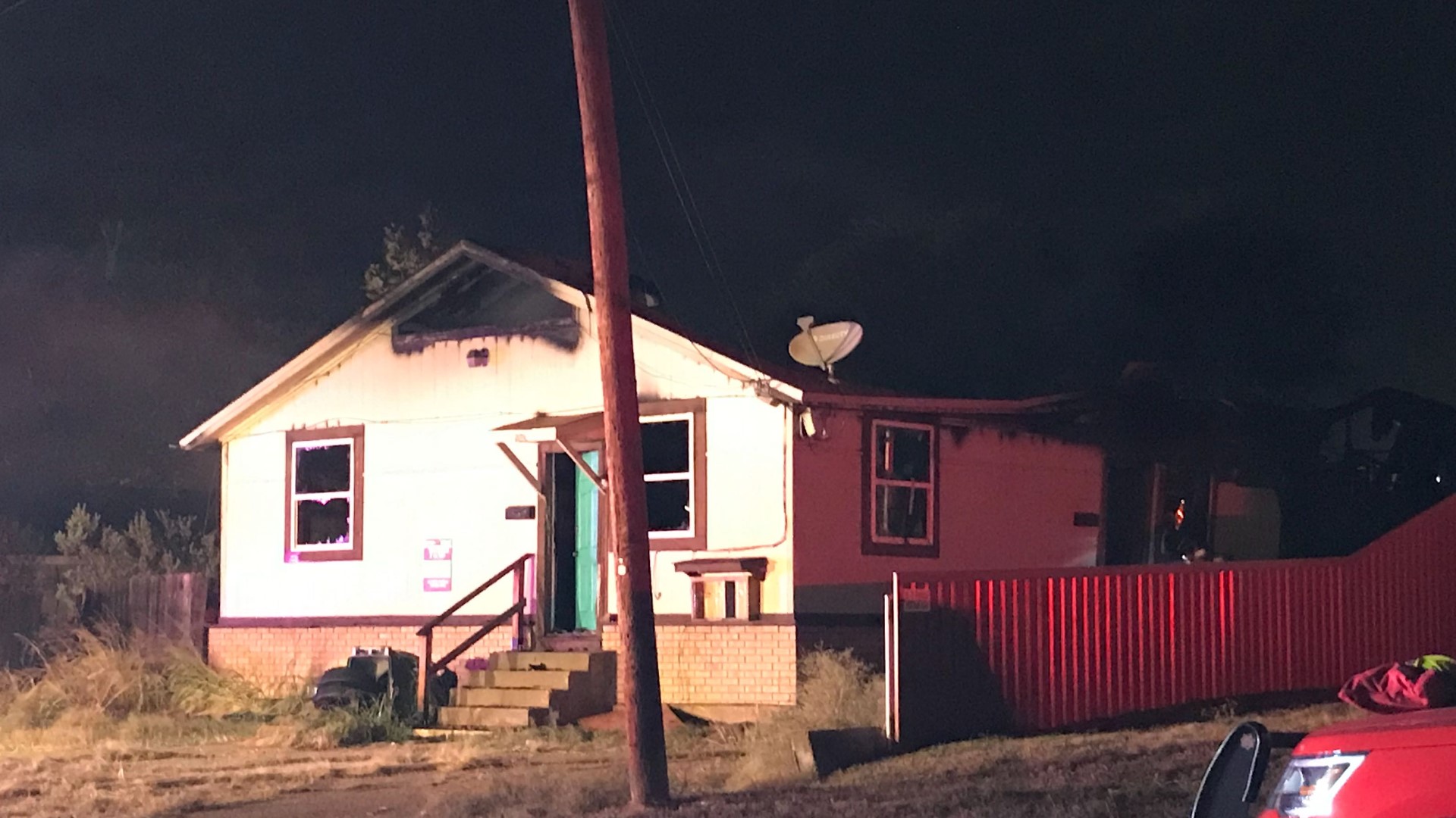Abandoned house fire in Killeen