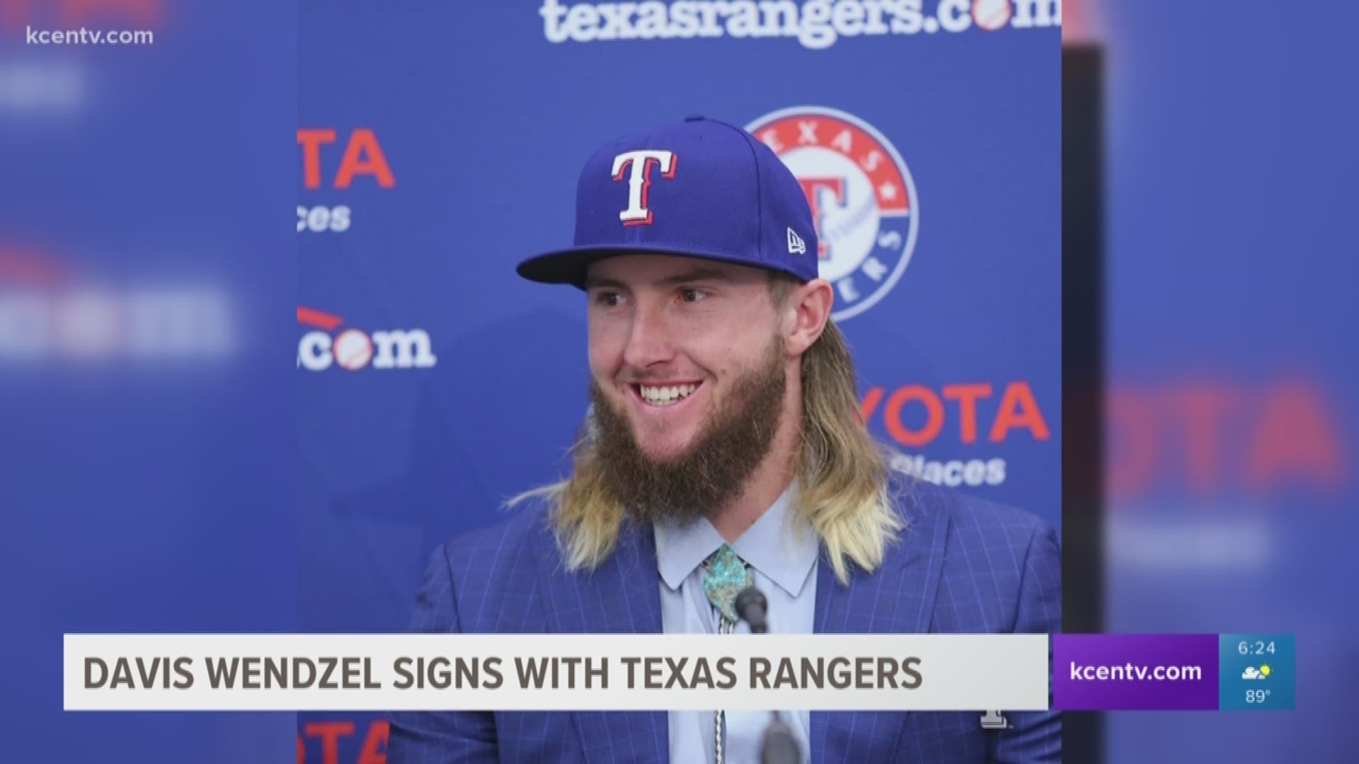 The former Baylor Bear signed with the Texas Rangers for $1.6 million, $210,000 under his drafted slot.