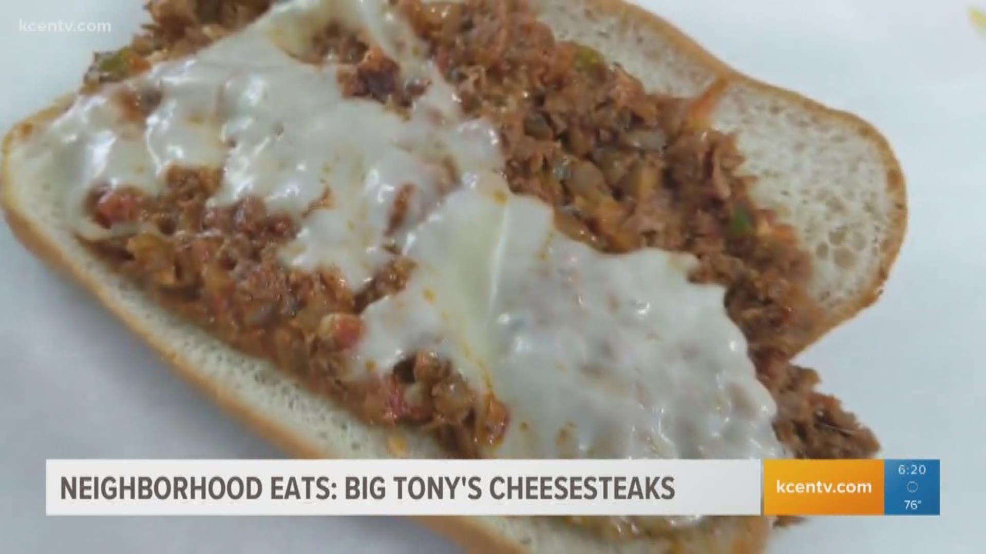 We're exploring tasty cheesesteaks at Big Tony's in Salado.
