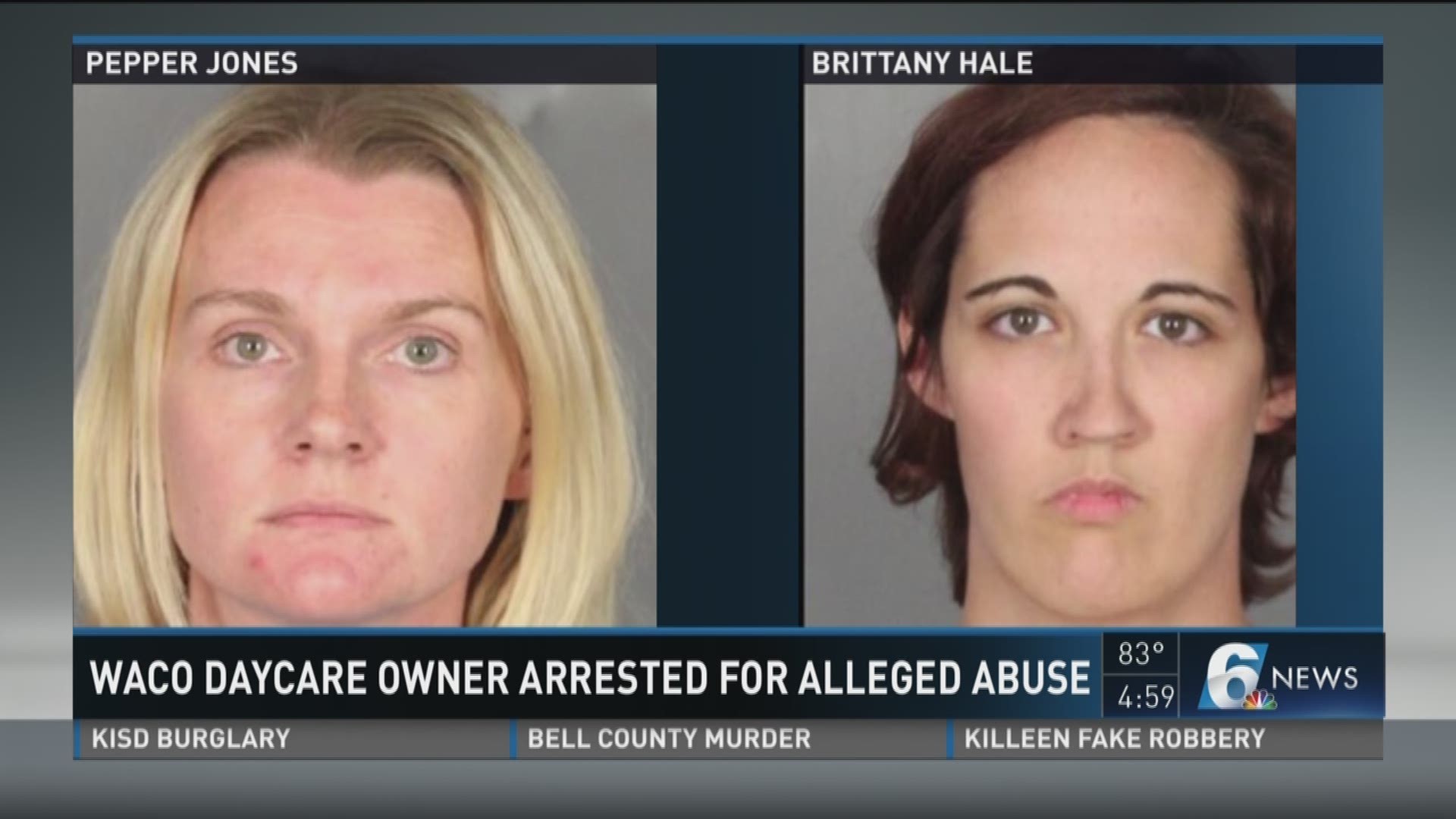 The owner and an employee of a Waco day care center have been arrested for allegedly abusing children, KCEN's Jasmine Caldwell reports.