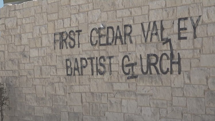 First Cedar Valley Baptist Church holds first service after tornado destroyed building