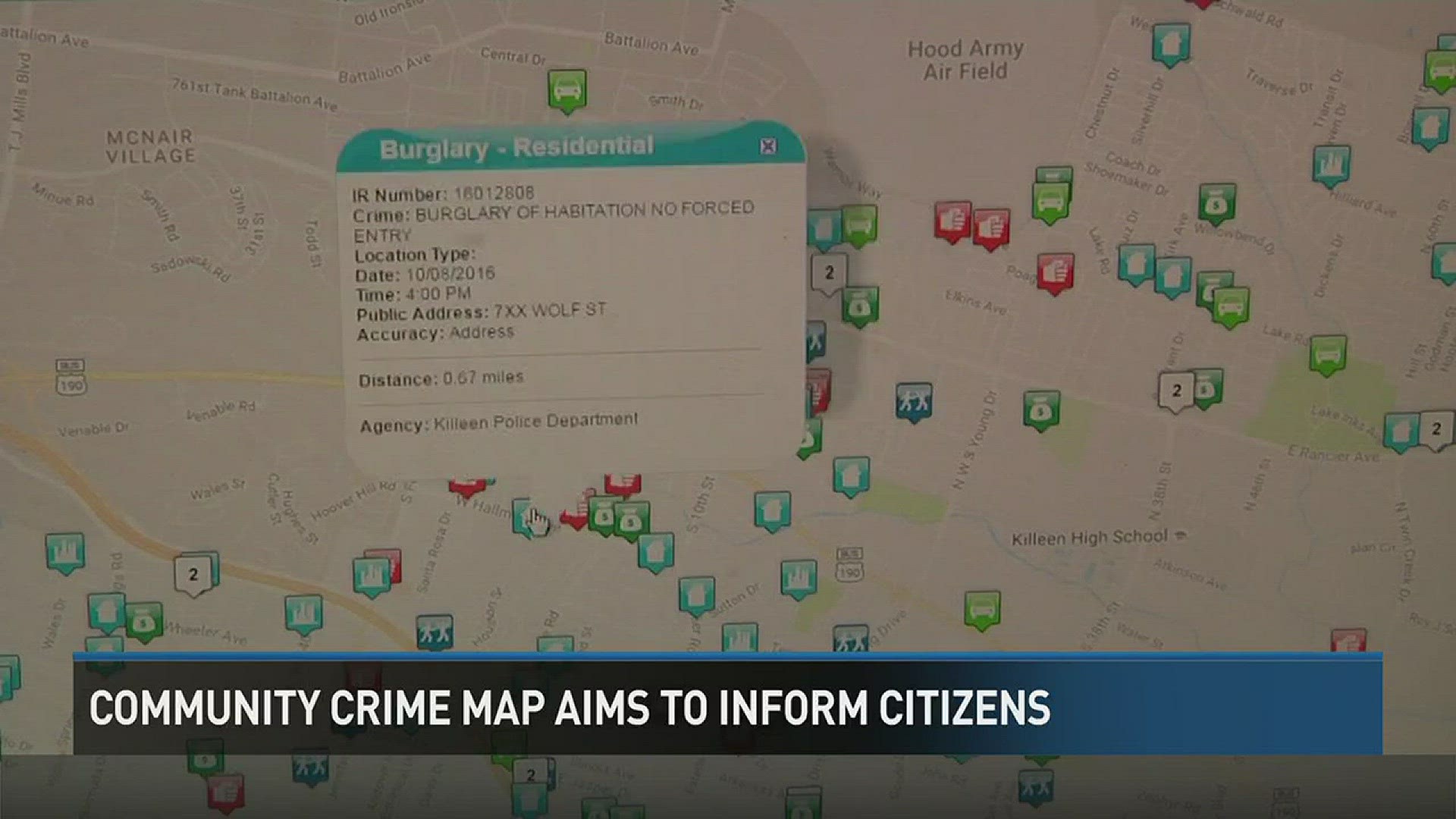 Community crime map aims to improve public safety
