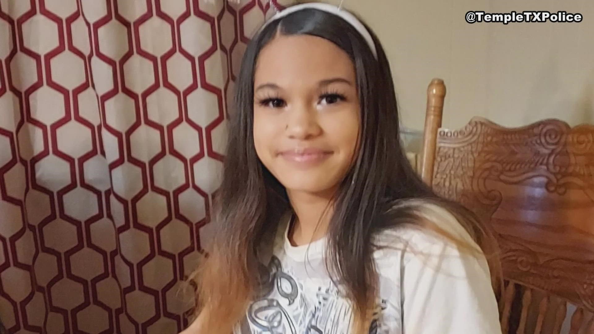If you've seen 13-year-old Marcela Hamilton-Ortiz, please contact Temple Police at (254) 298-5500.