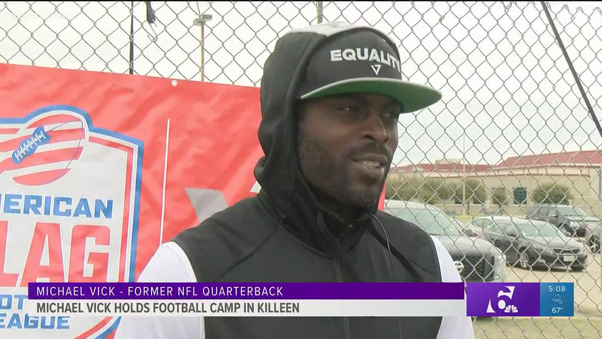 100 young football players in Killeen had the chance of a lifetime.